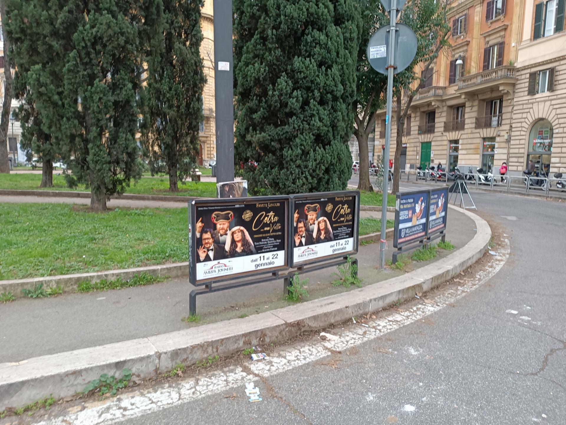 Impianto a PIAZZA DELLA LIBERTÀ - alt. civ. 4 (sx)  Roma