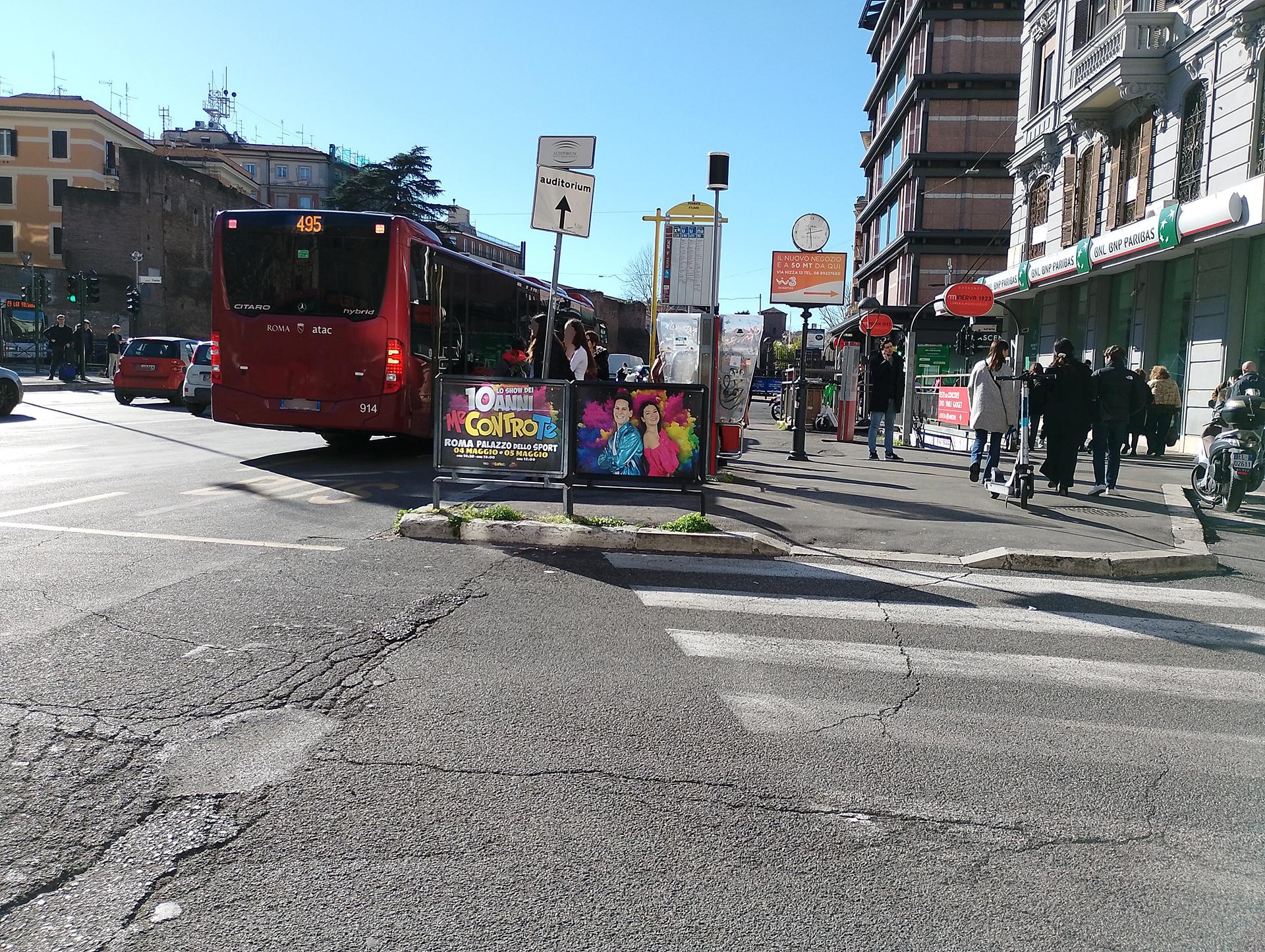 Impianto a PIAZZA FIUME - ang. Via Nizza  Roma