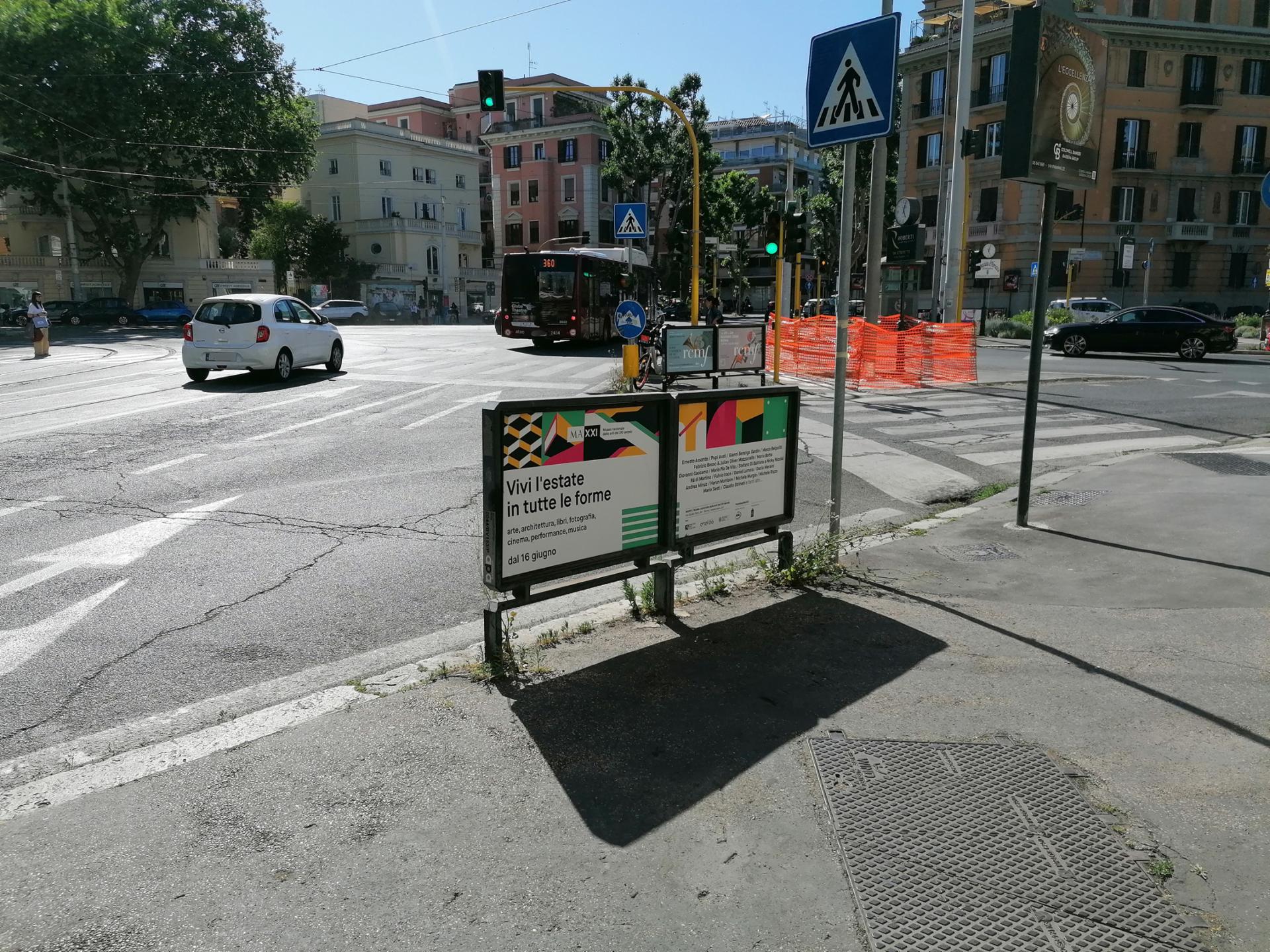 Impianto a PIAZZA UNGHERIA - ang. Via Panama  Roma