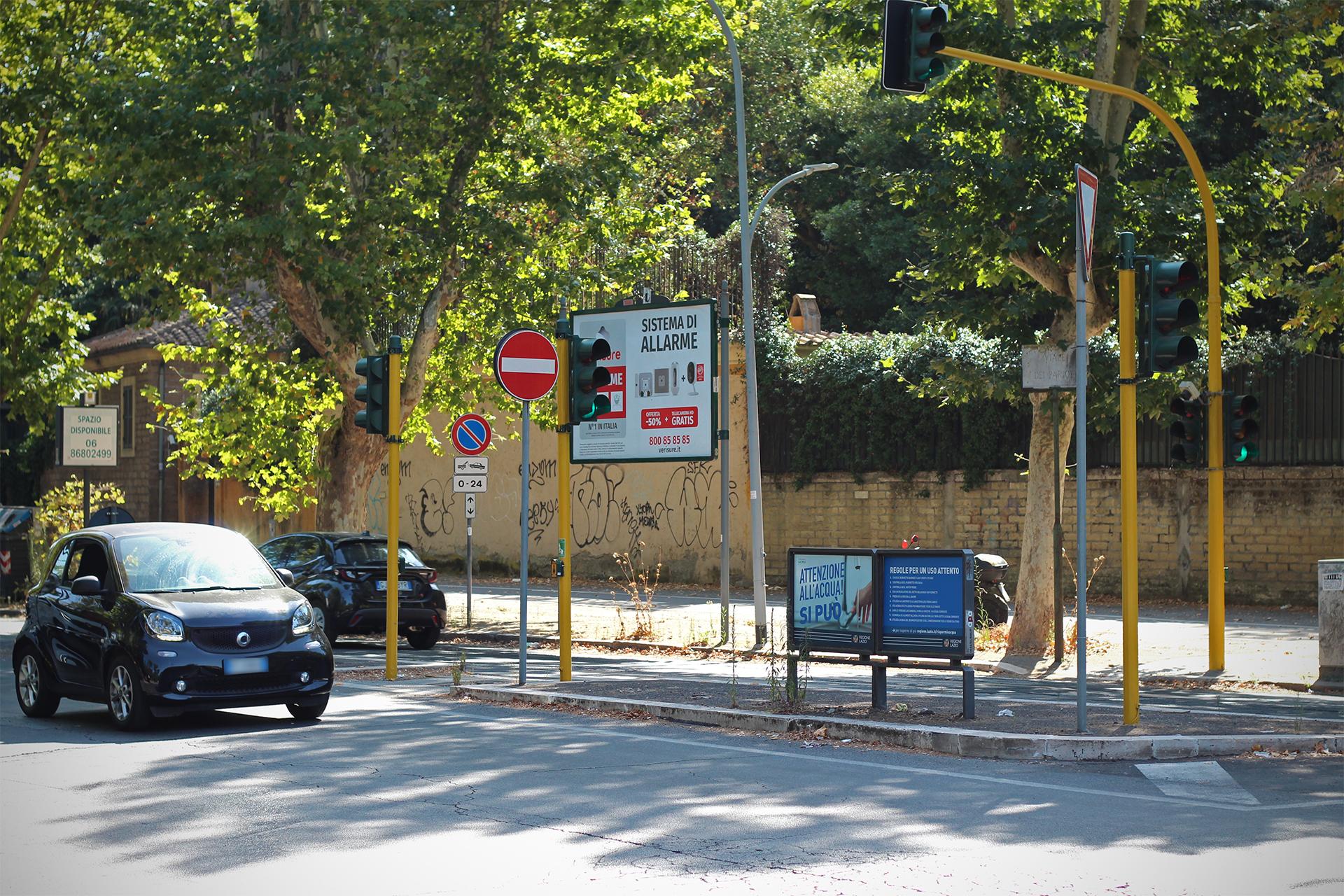 Impianto a VIALE PARIOLI - alt. Piazzale Parco Rimembranza (Spartitraffico)  Roma