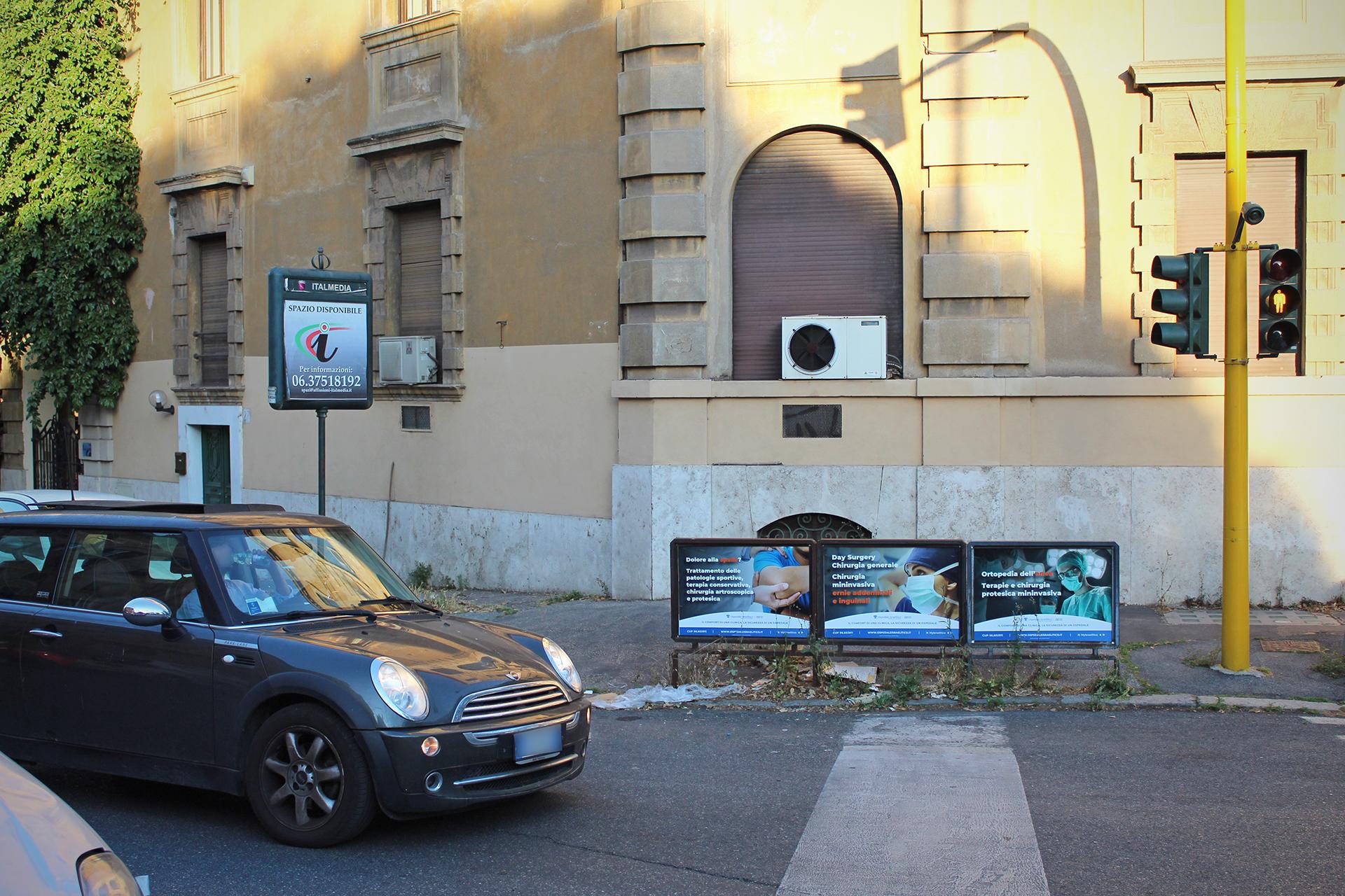 Impianto a VIA FRACASSINI - ang. Lungotevere Flaminio  Roma