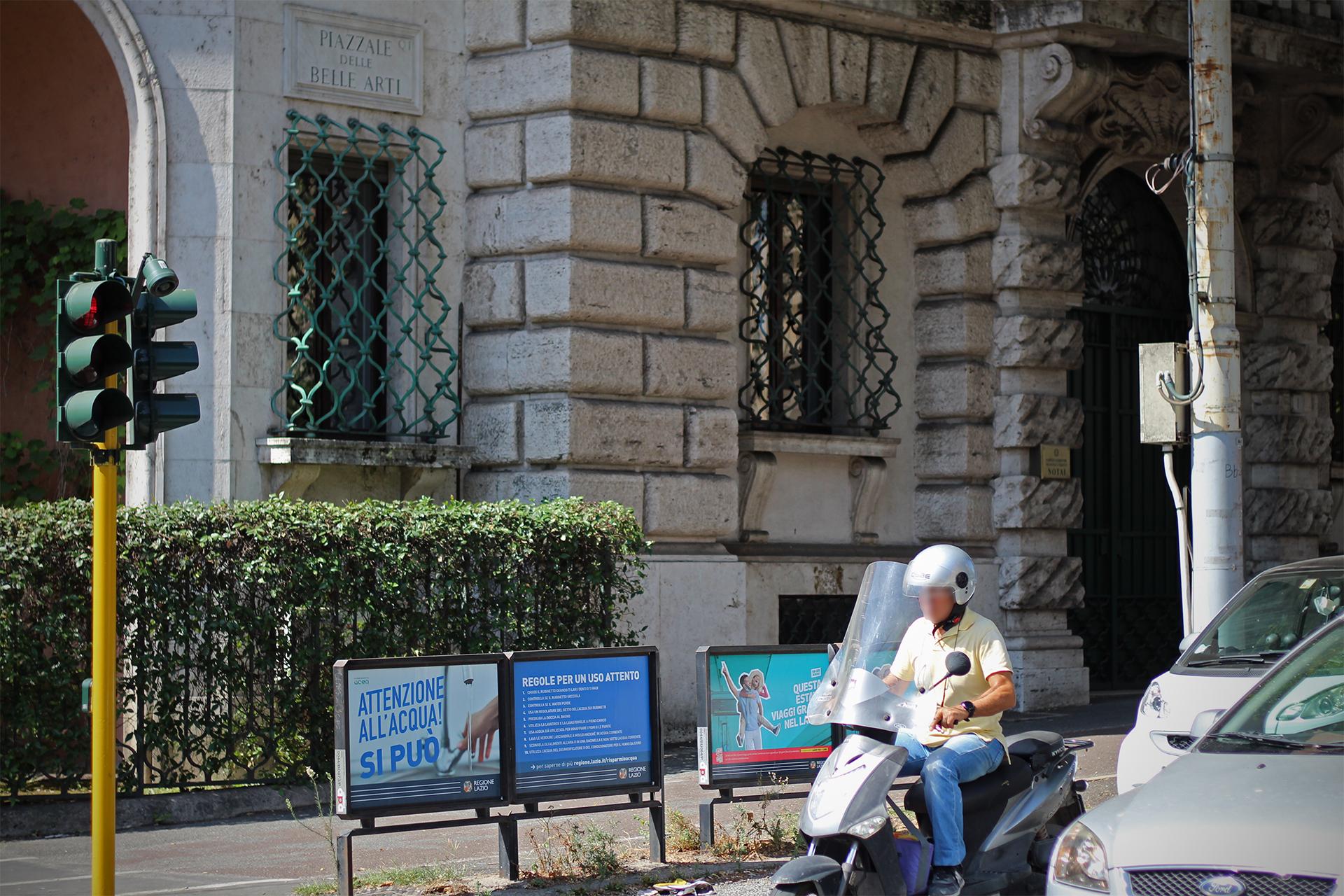 Impianto a PIAZZALE BELLE ARTI - ang. Via Flaminia (sx)  Roma