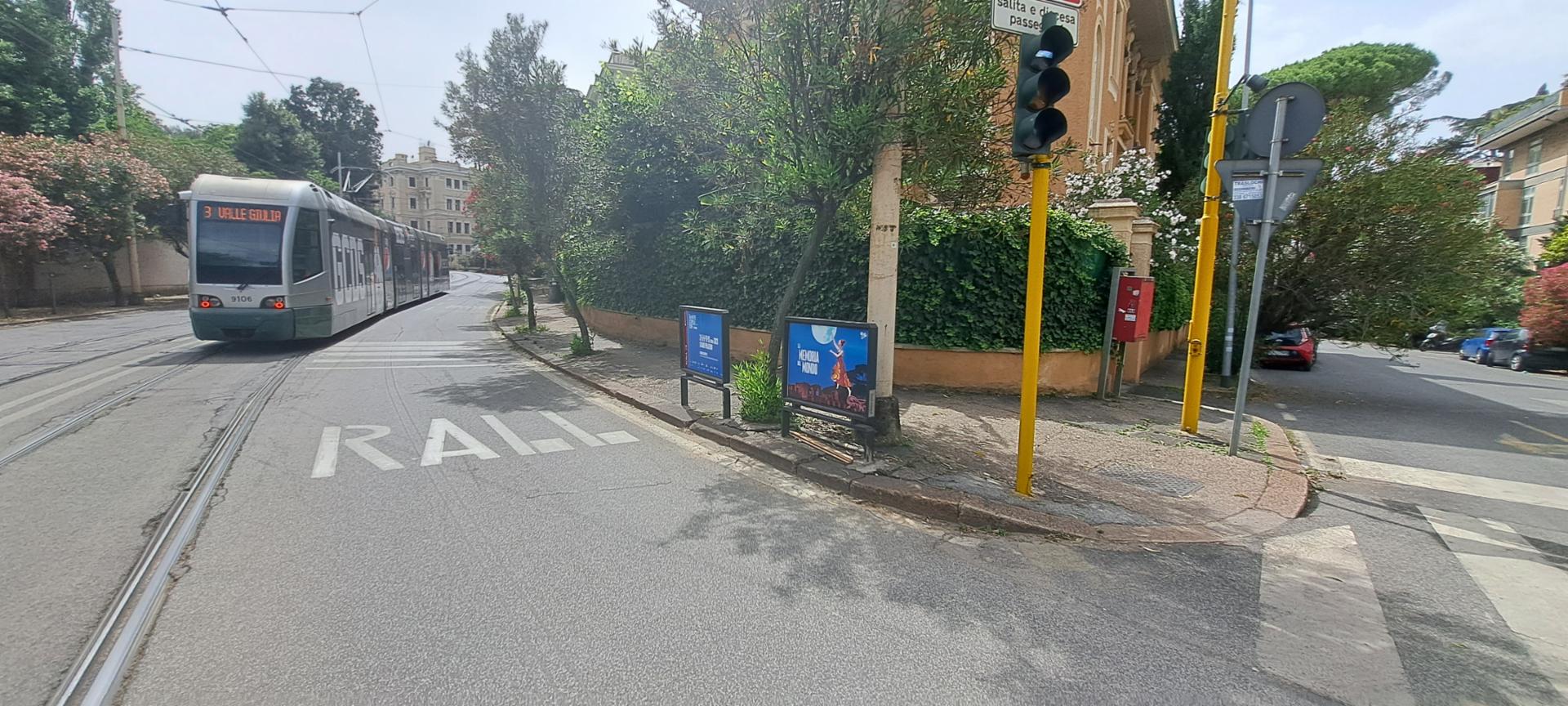 Impianto a VIA ALDROVANDI - ang. Via Mercati  Roma