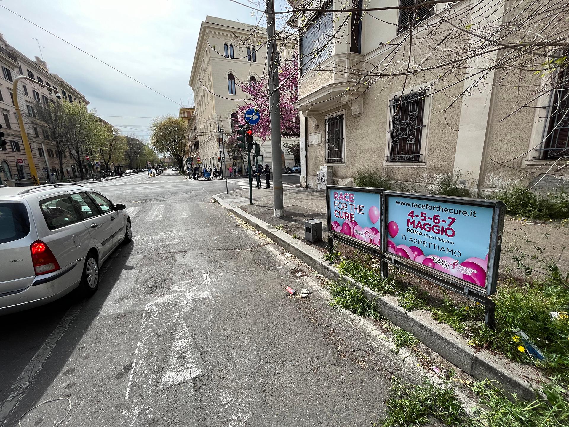 Impianto a VIALE MANZONI - ang. Via Emanuele Filiberto (civ. 32, sx)  Roma