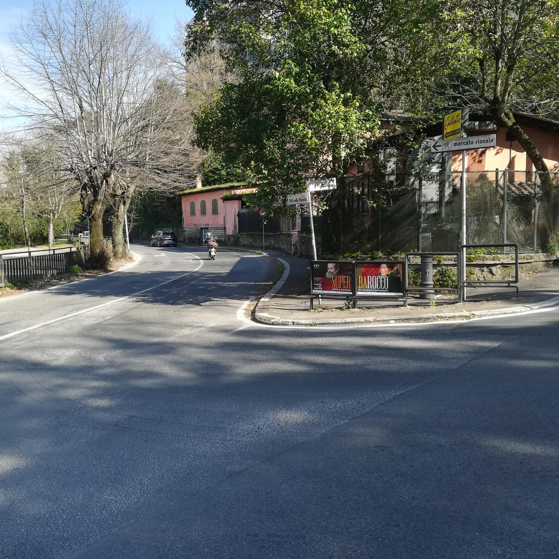 Impianto a VIA CASSIA - ang. Via Pareto (sx)  Roma