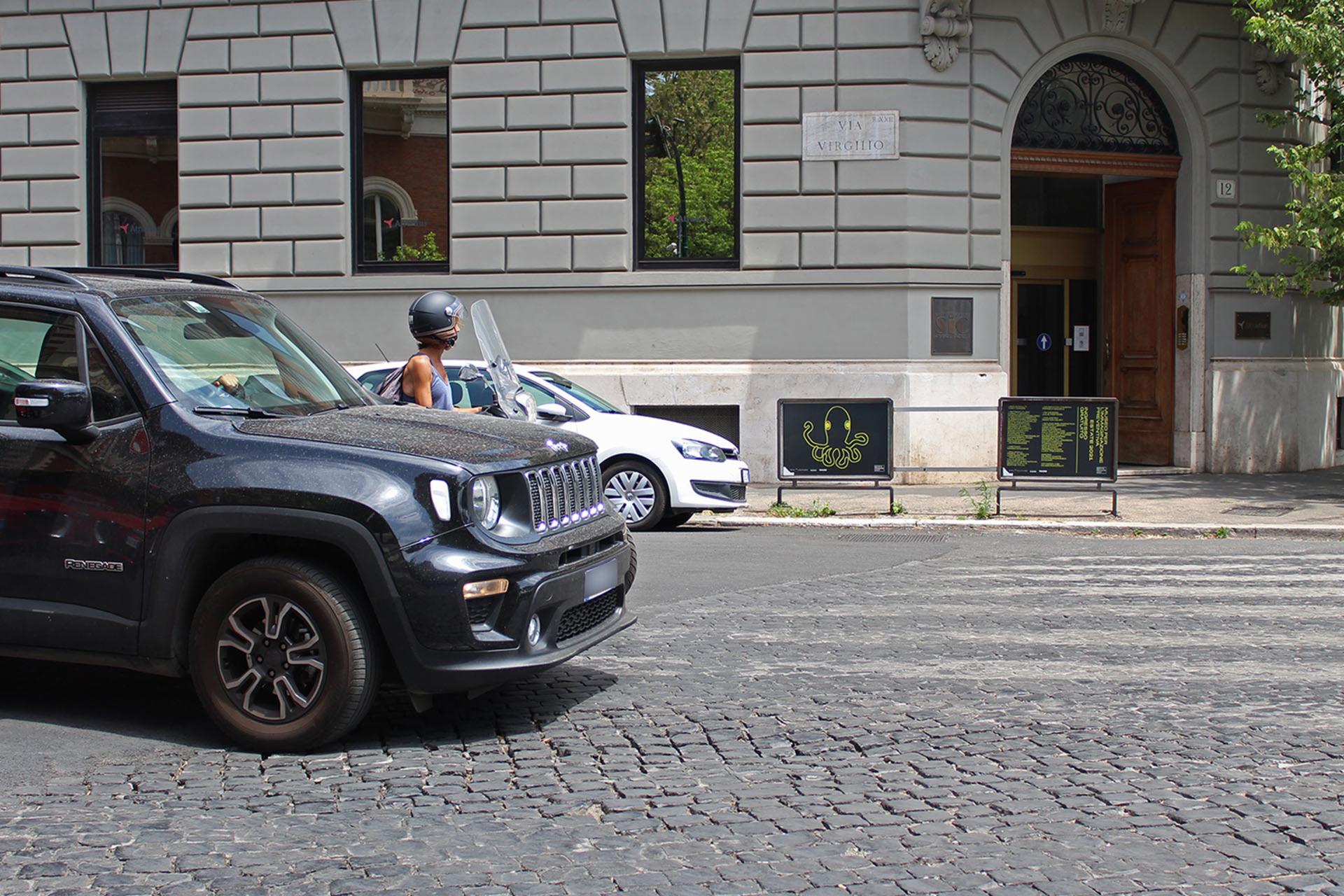 Impianto a VIA VIRGILIO - ang. Via Crescenzio (sx)  Roma