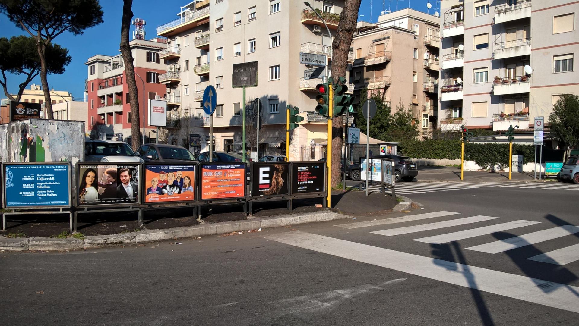 Impianto transenna a Roma