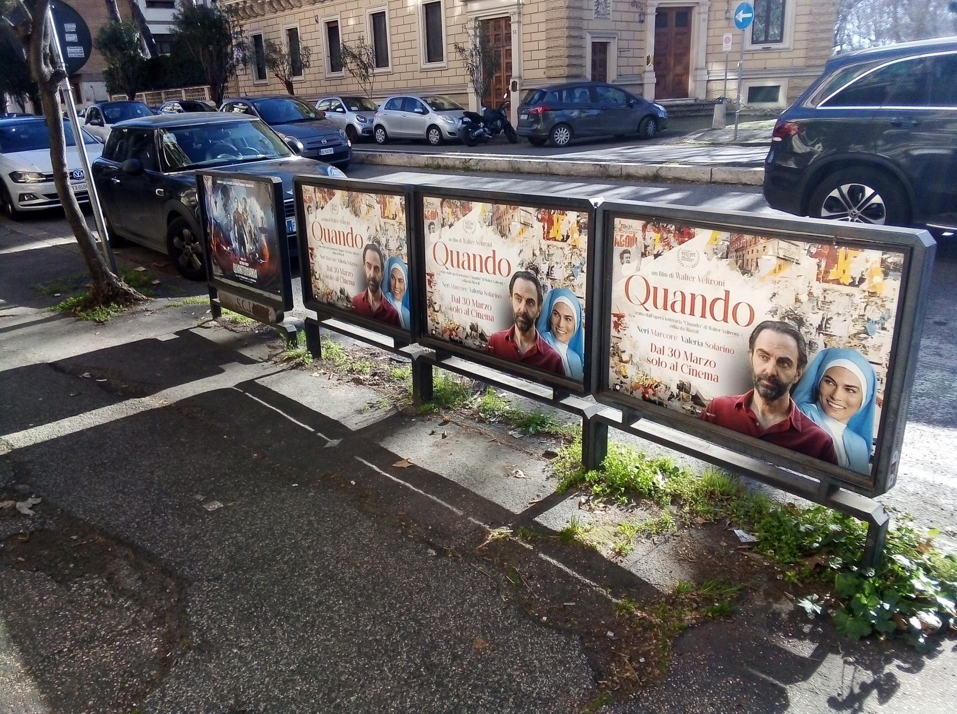 Impianto TRANSENNA a Roma, in zona Pescheria Rossini