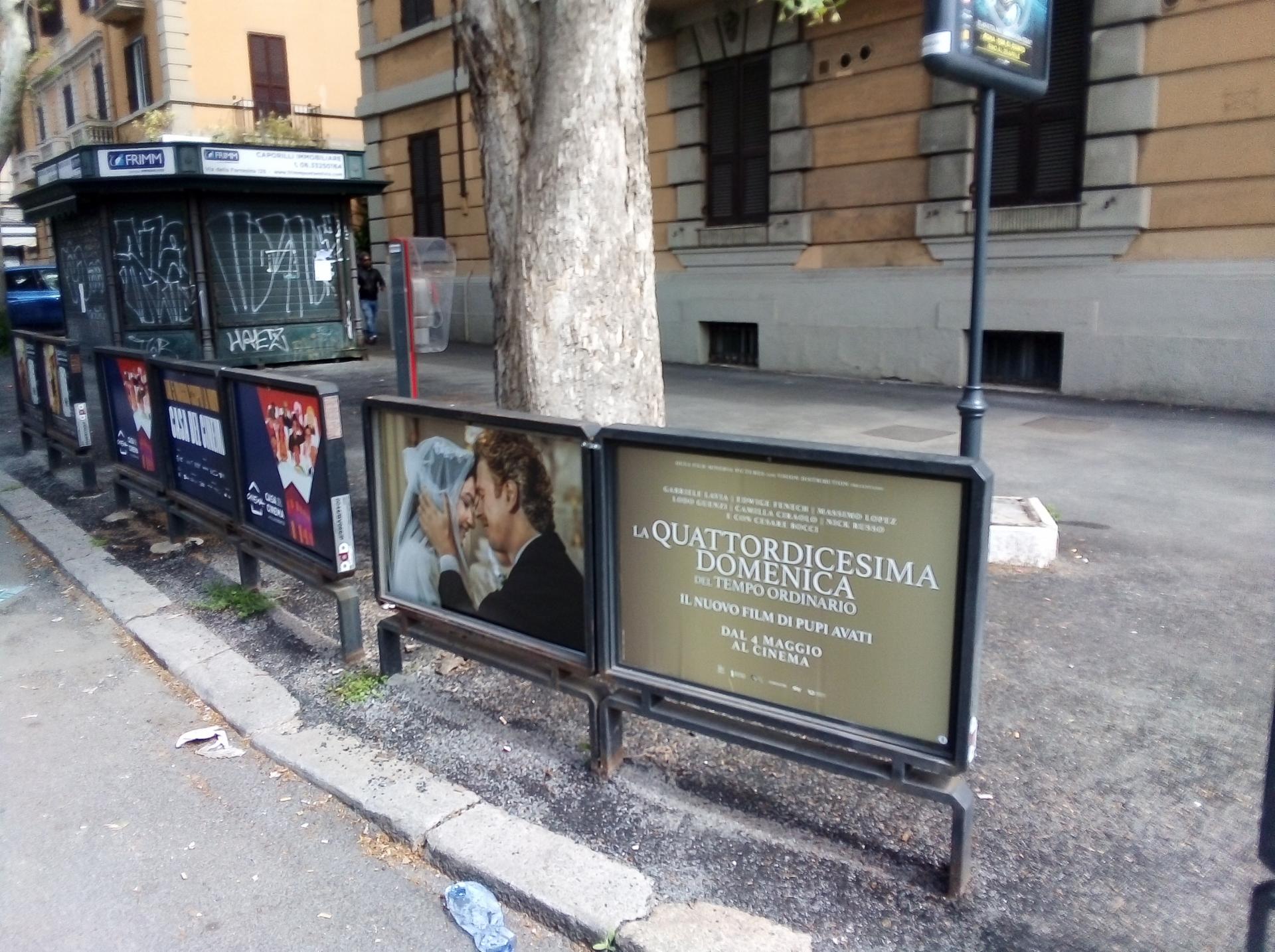 Impianto TRANSENNA a Roma, in zona Caffé Hungaria