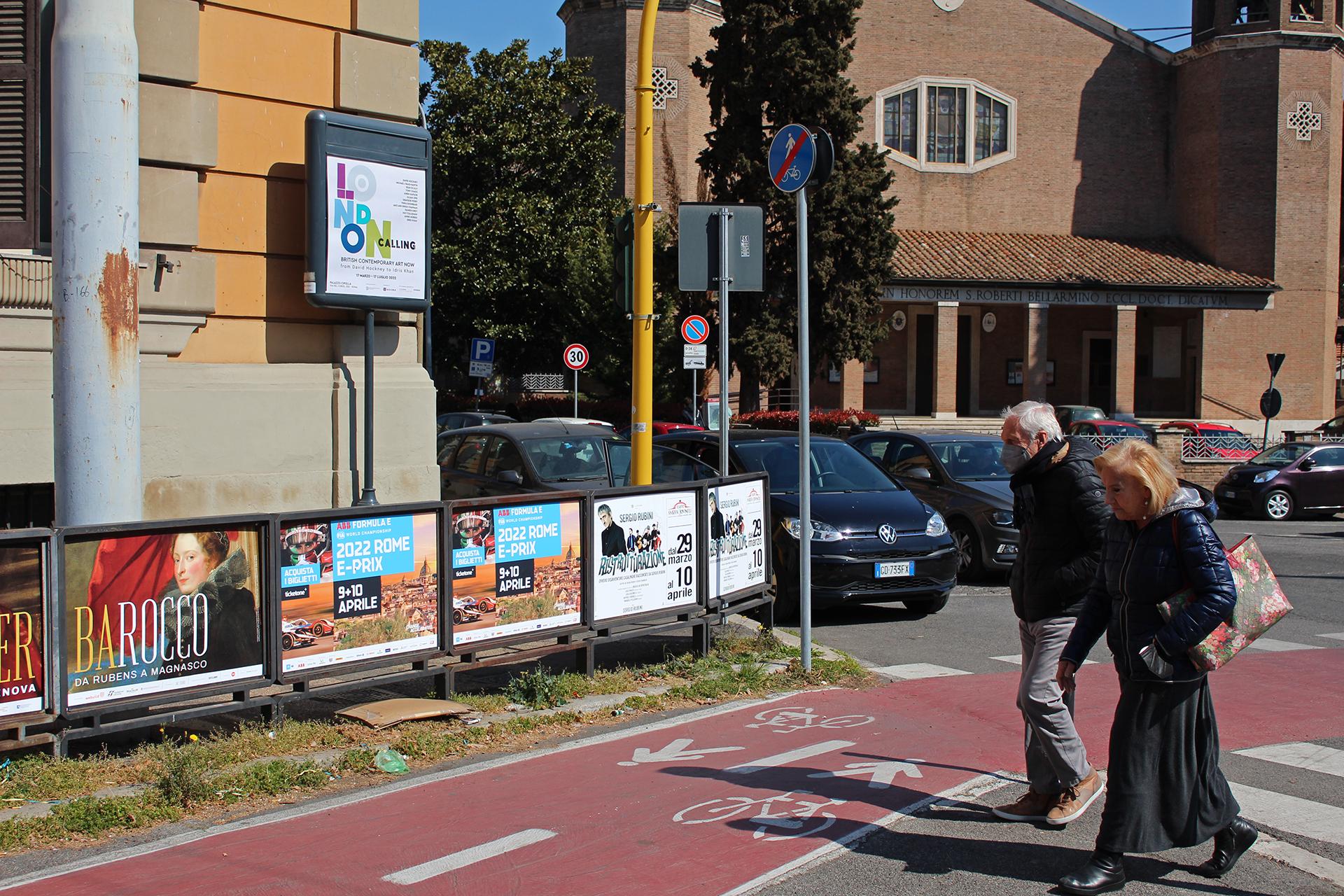 Impianto TRANSENNA a Roma, in zona Caffé Hungaria
