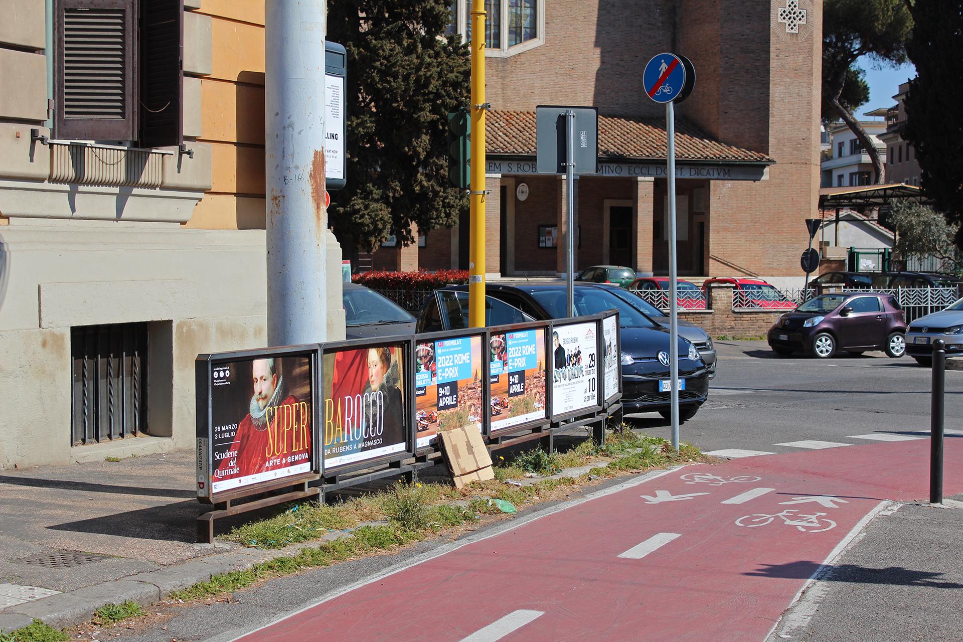Impianto TRANSENNA a Roma, in zona Caffé Hungaria
