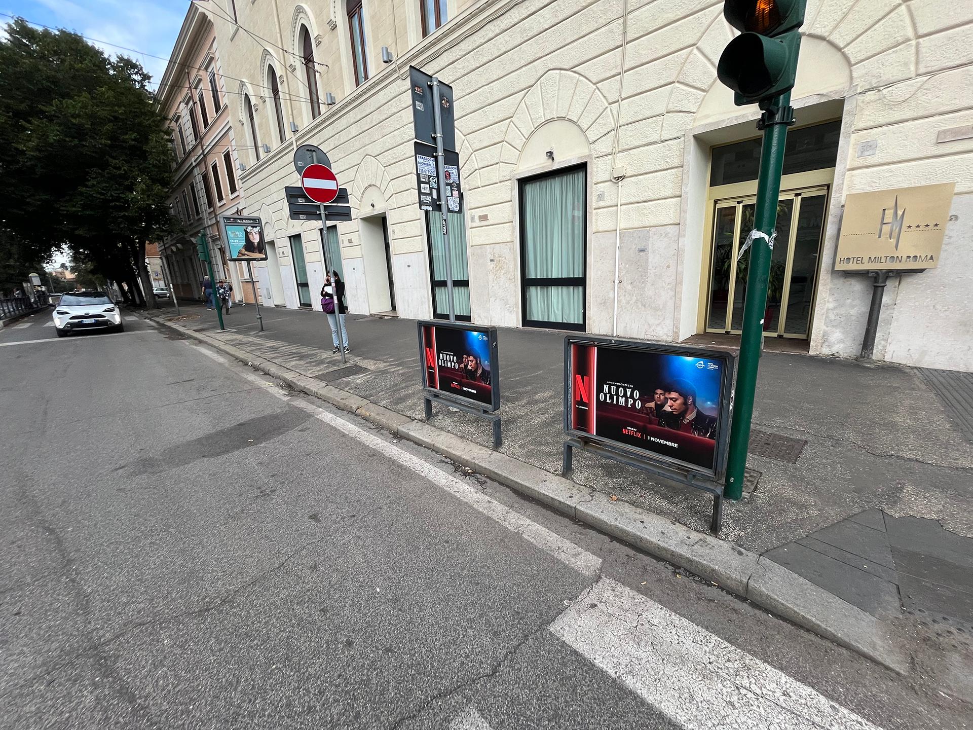 Impianto a VIALE MANZONI - ang. Via Emanuele Filiberto (civ. 30)  Roma