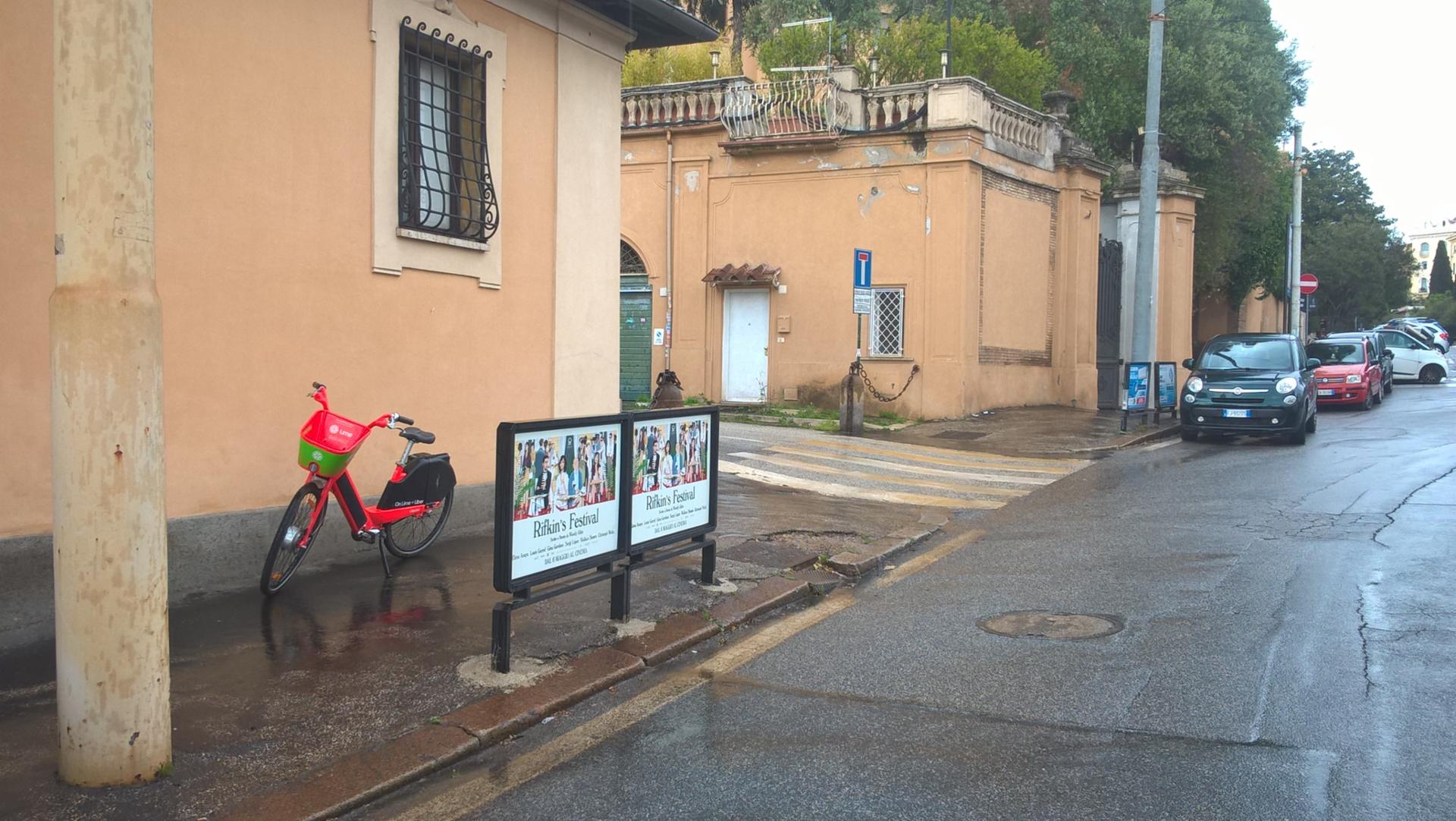 Impianto a VIA ALDROVANDI - ang. Via dei Tre Orologi (sx)  Roma