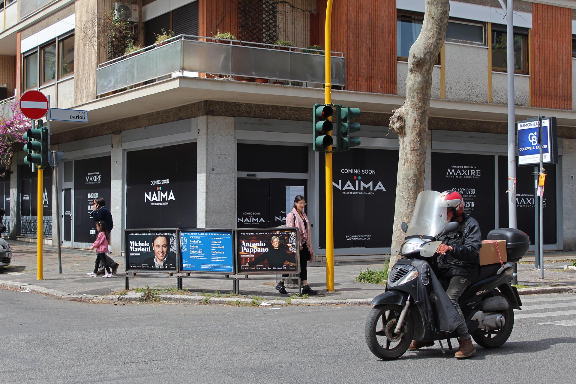 Impianto a VIALE PARIOLI - ang. Via Stoppani  Roma