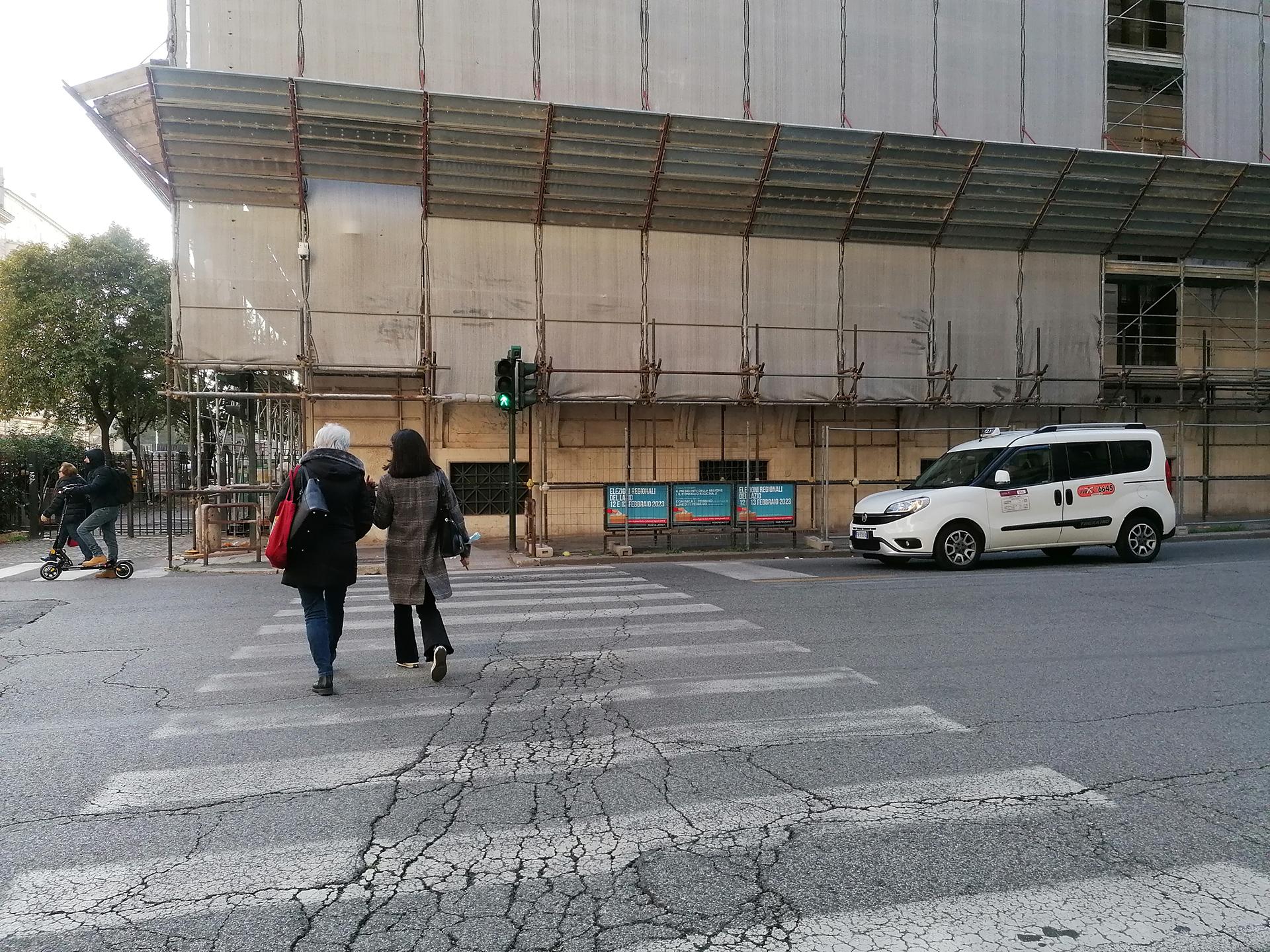 Impianto a VIA GOITO - ang. Via Cernaia (MEF)  Roma