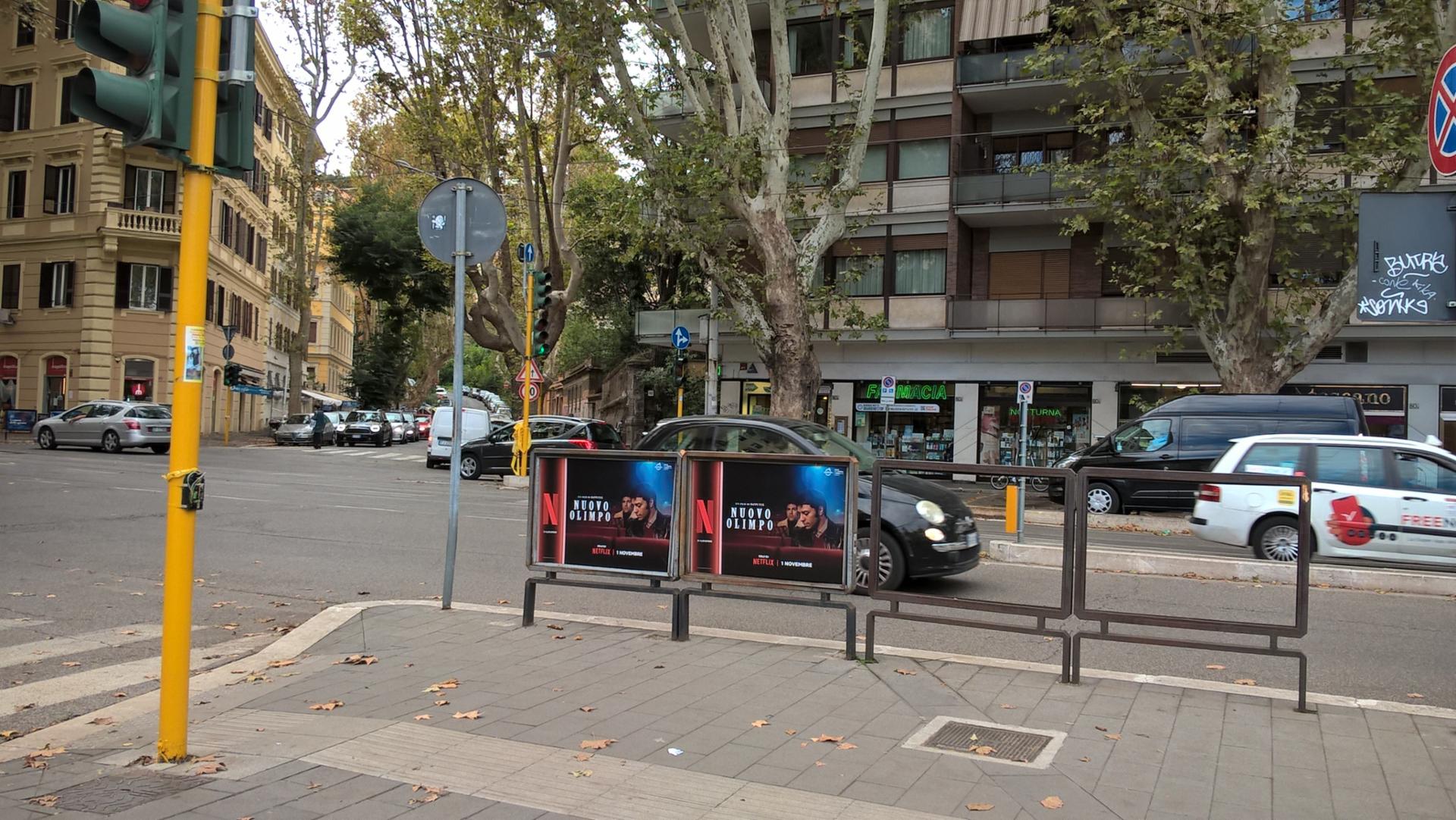Impianto a PIAZZA BERNARDINO DA FELTRE - ang. Viale Trastevere (dx)  Roma
