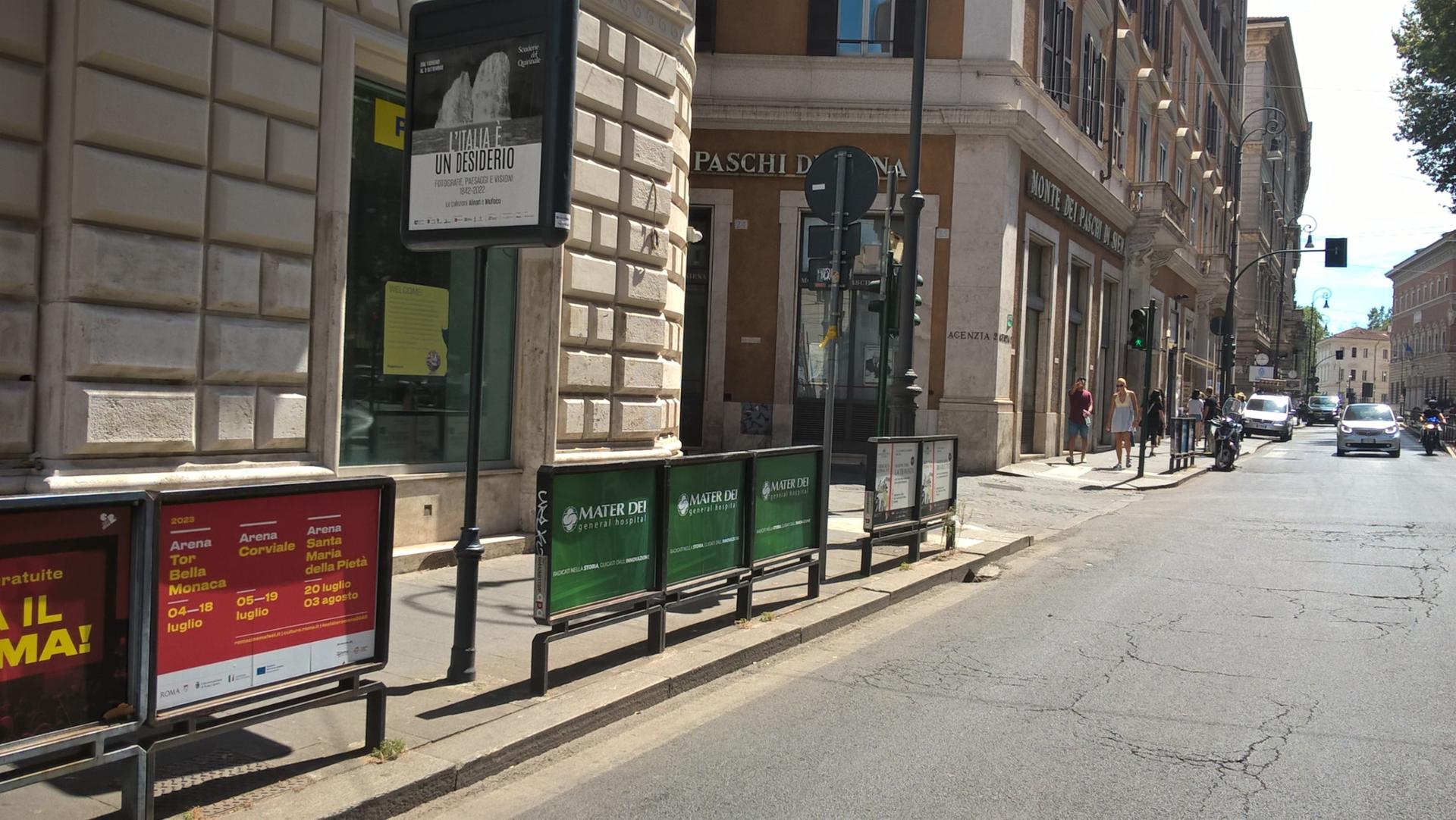 Impianto a VIA ARENULA - ang. Via dei Falegnami (c.le)  Roma