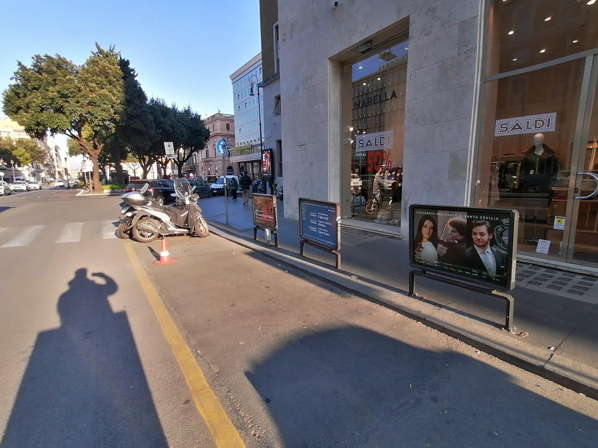 Impianto a VIA SOLFERINO - ang. Piazza Indipendenza (civ. 15)  Roma