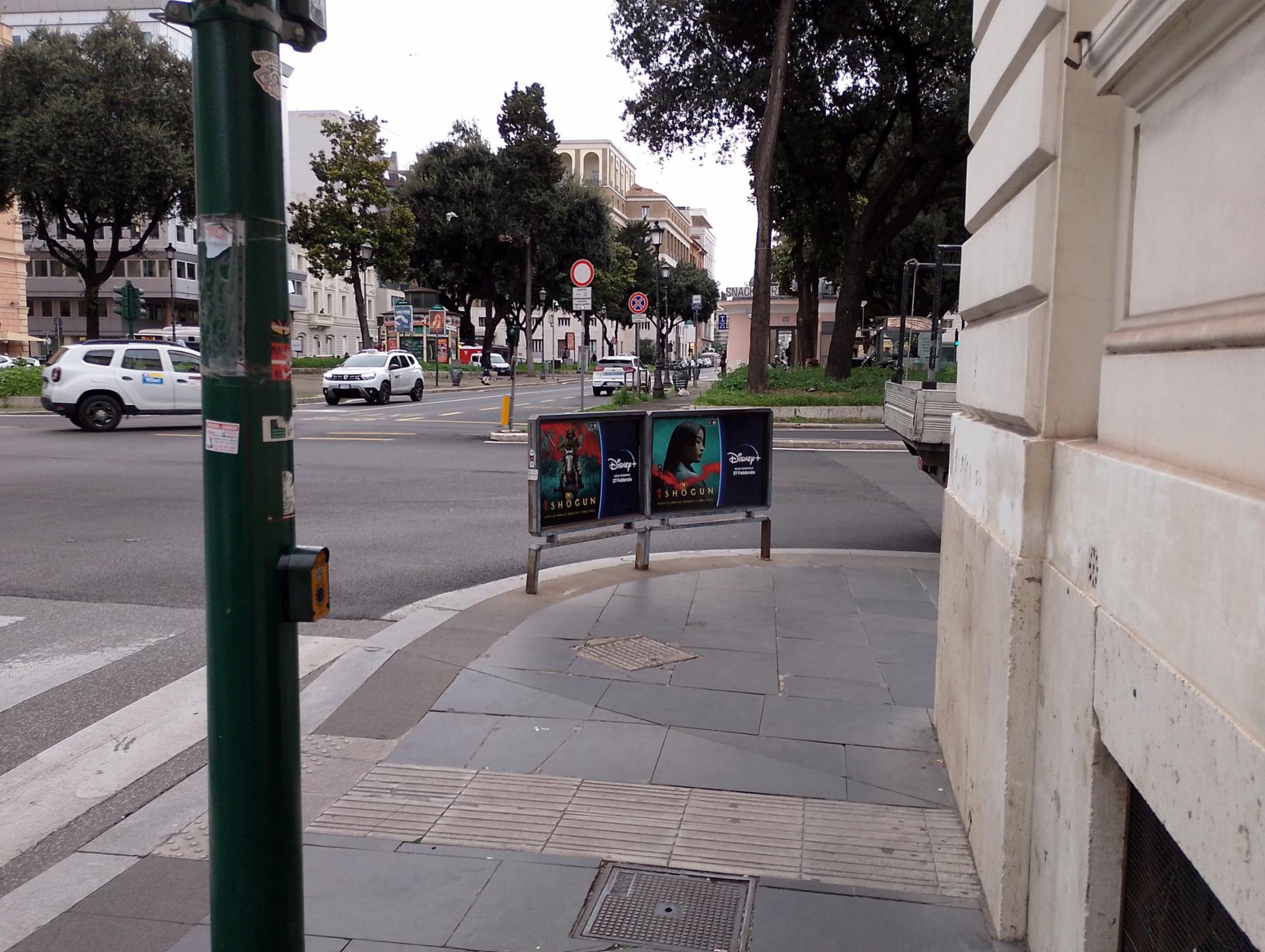 Impianto a PIAZZA INDIPENDENZA - ang. Via S. Martino della Battaglia  Roma