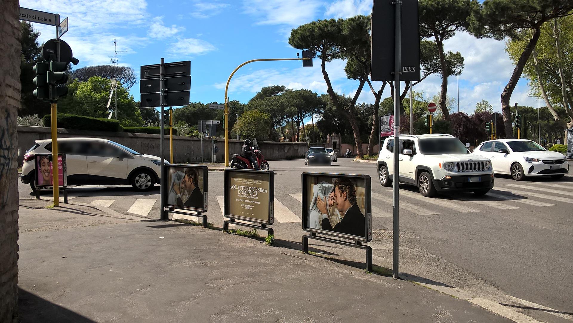 Impianto a VIA GREGORIO VII - ang. Via Casale S. Pio (sx)  Roma