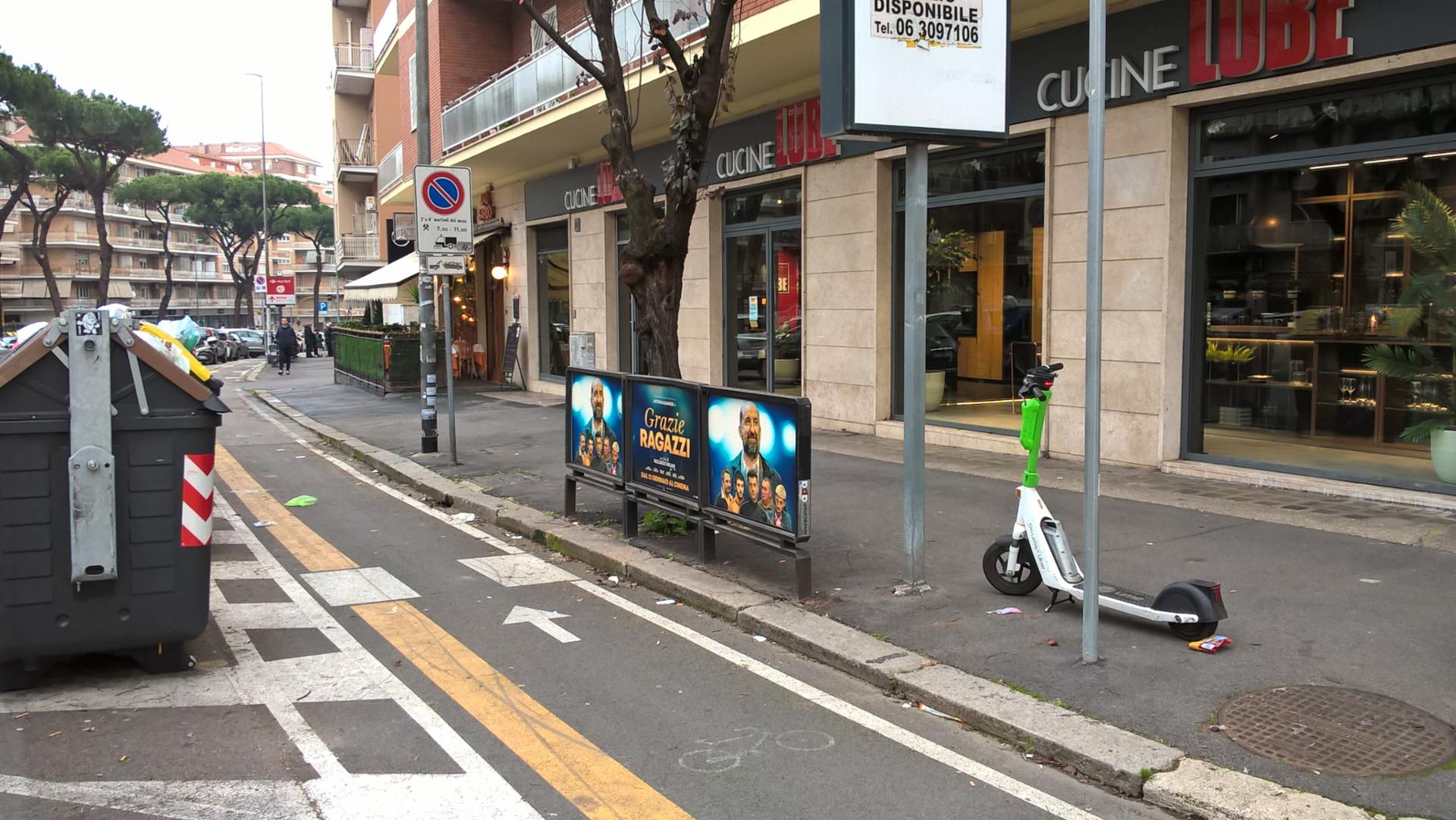 Impianto TRANSENNA a Roma, in zona Passioni di Pasta all'Uovo