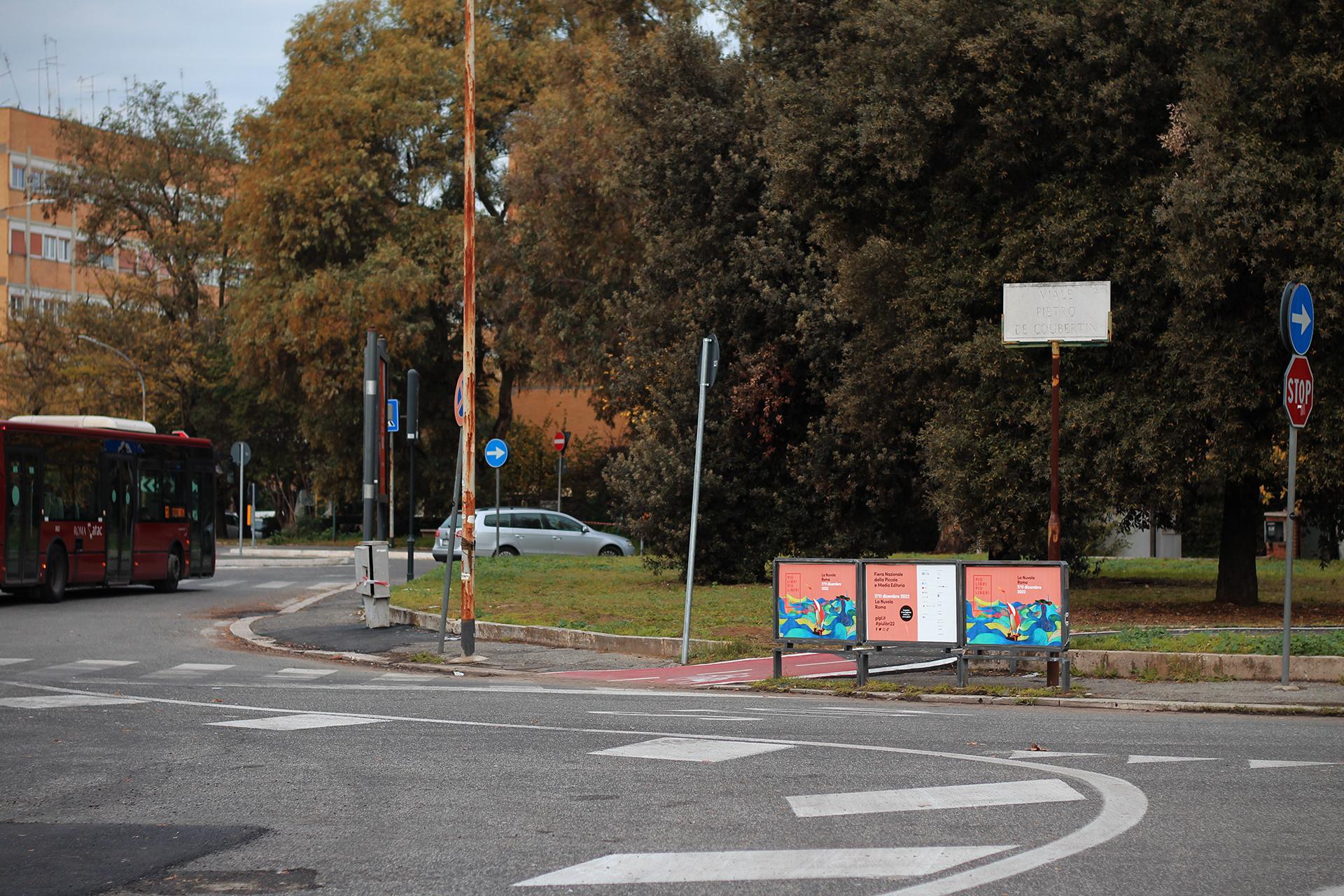 Impianto a VIA DE COUBERTIN - ang. Via Nedo Nadi (Auditorium)  Roma