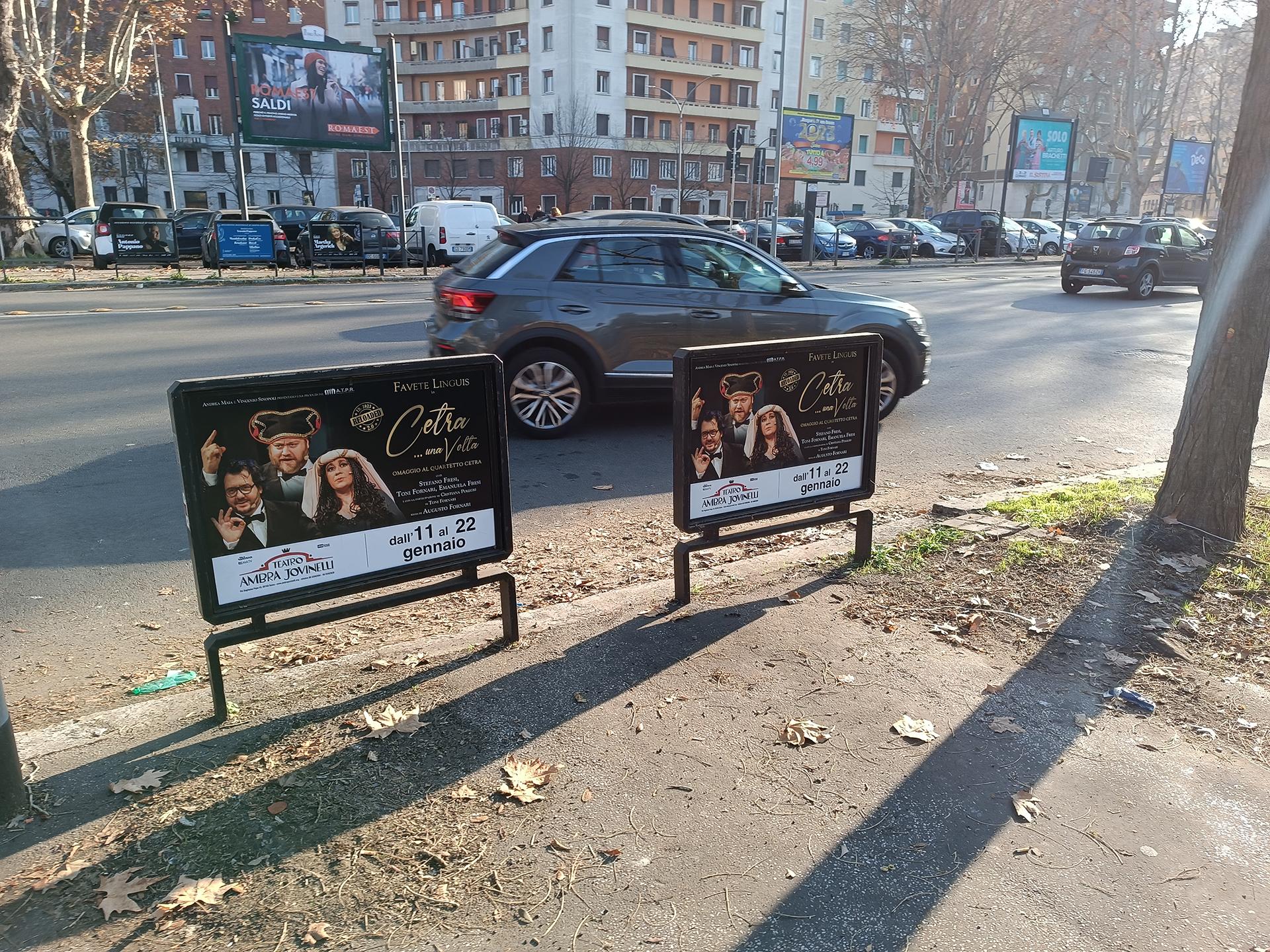Impianto a PIAZZALE CLODIO - ang. Viale Falcone e Borsellino (sx)  Roma