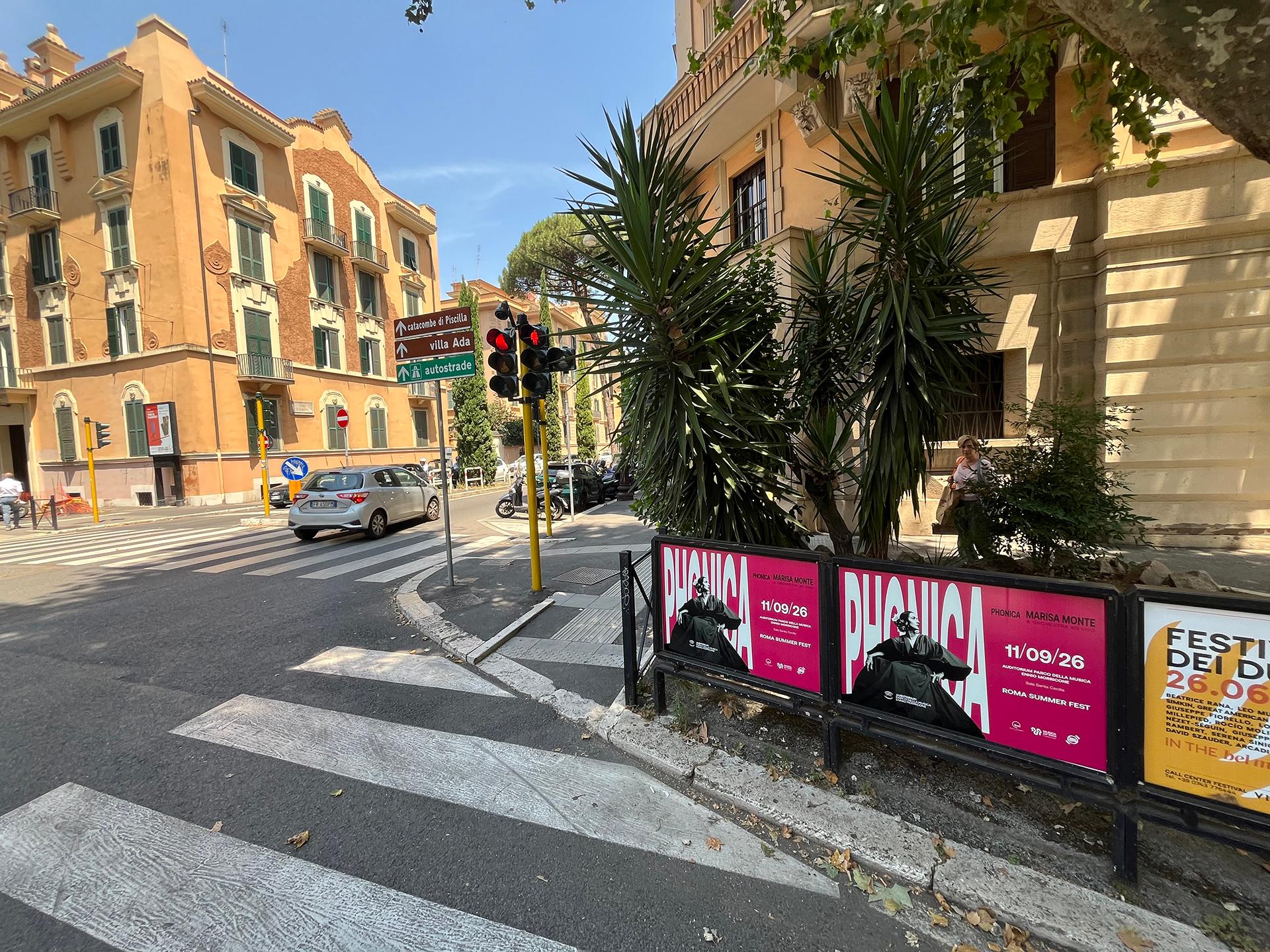 Impianto a VIA SALARIA - ang. Viale Regina Margherita  Roma