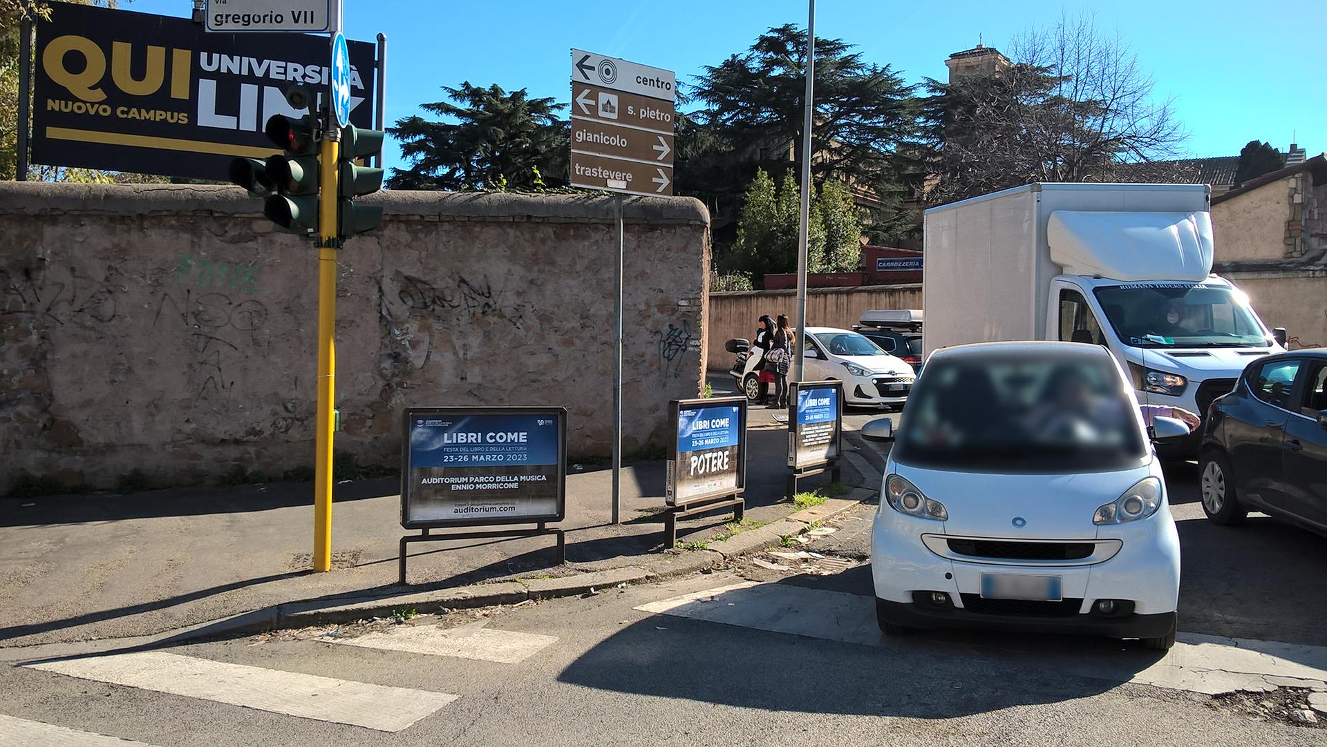 Impianto a VIA GREGORIO VII - ang. Via Casale S. Pio (dx)  Roma