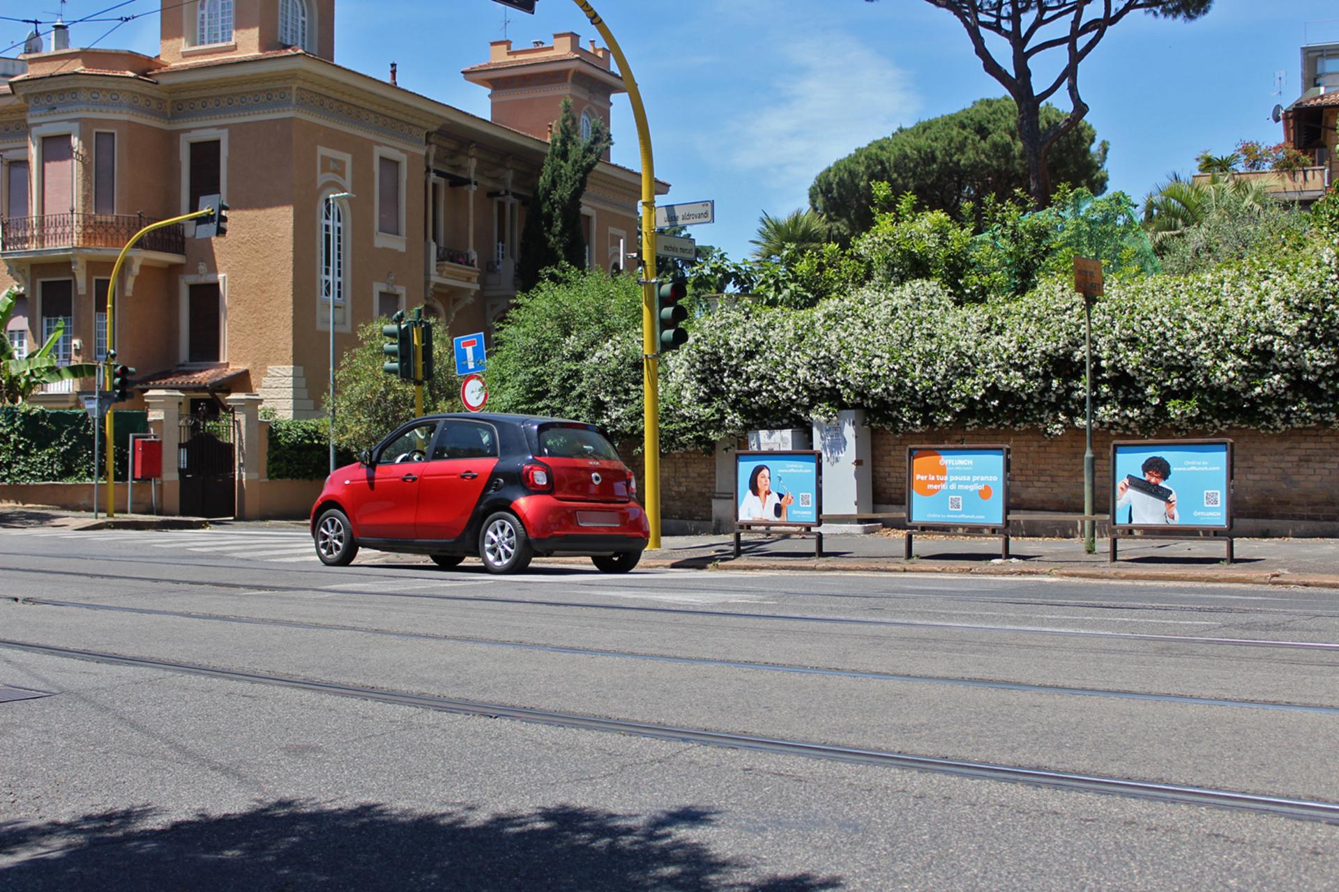 Impianto TRANSENNA a Roma, in zona Ristorante Mascagni