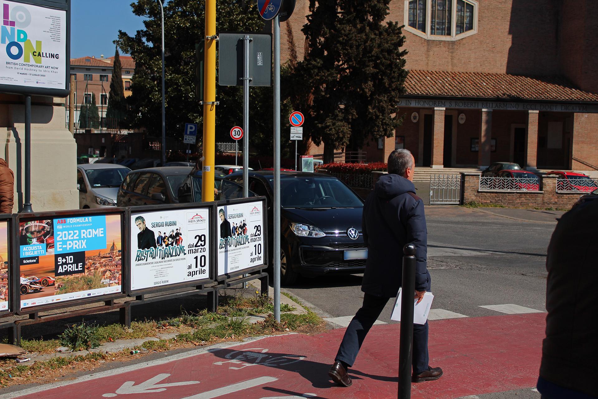 Impianto TRANSENNA a Roma, in zona Caffé Hungaria
