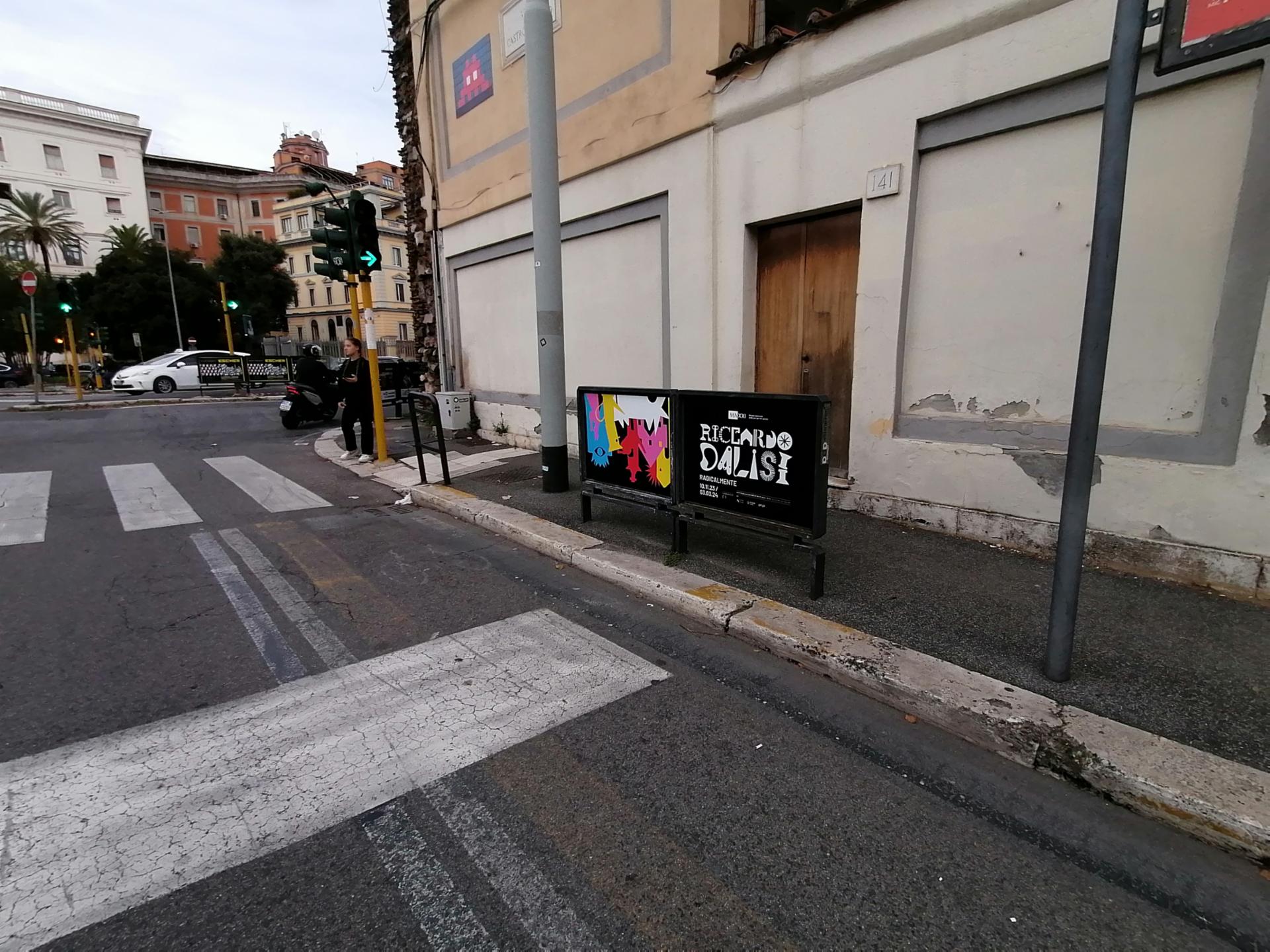 Impianto a VIALE CASTRO PRETORIO - ang. Viale del Policlinico  Roma