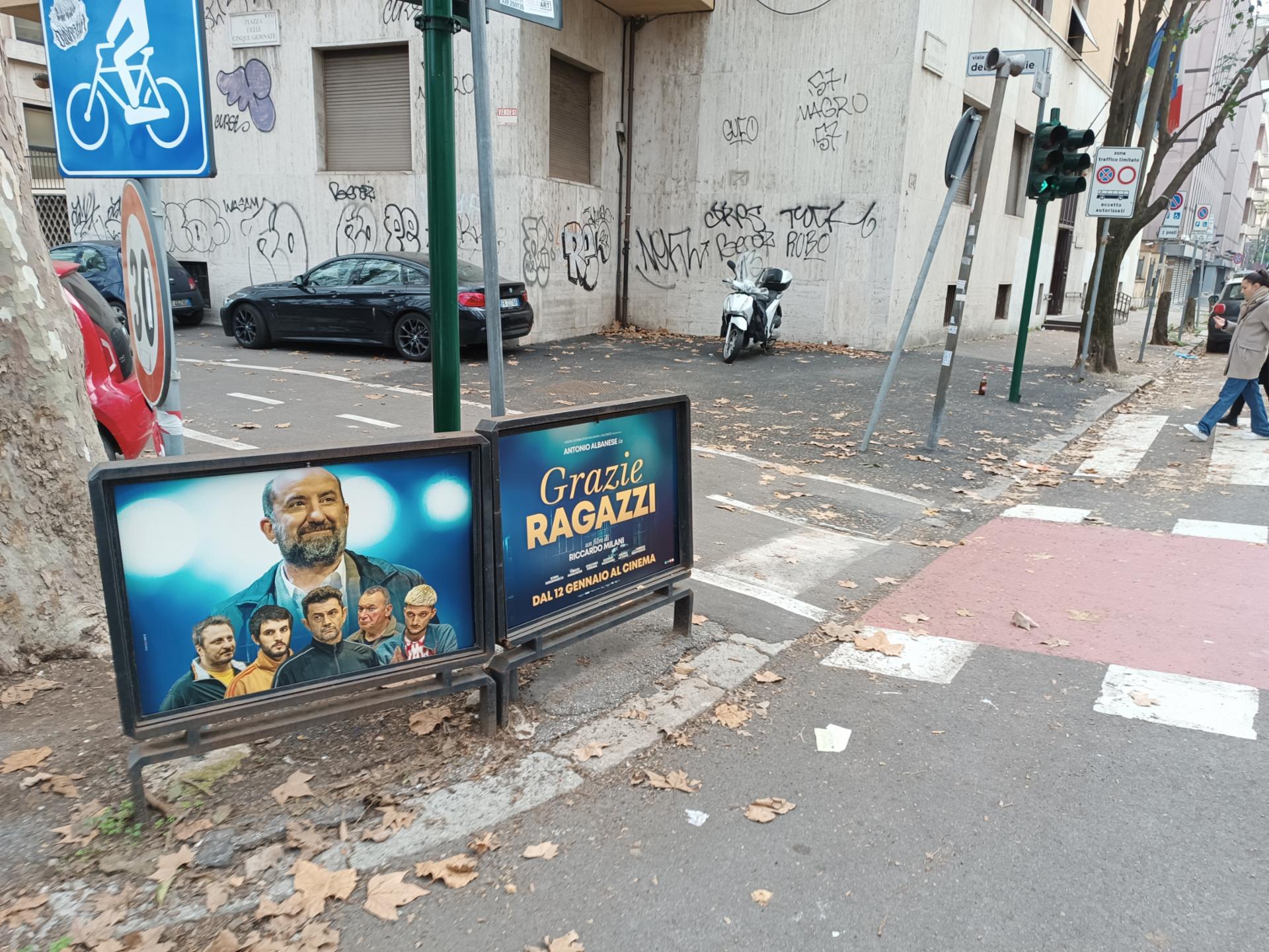 Impianto transenna a Roma
