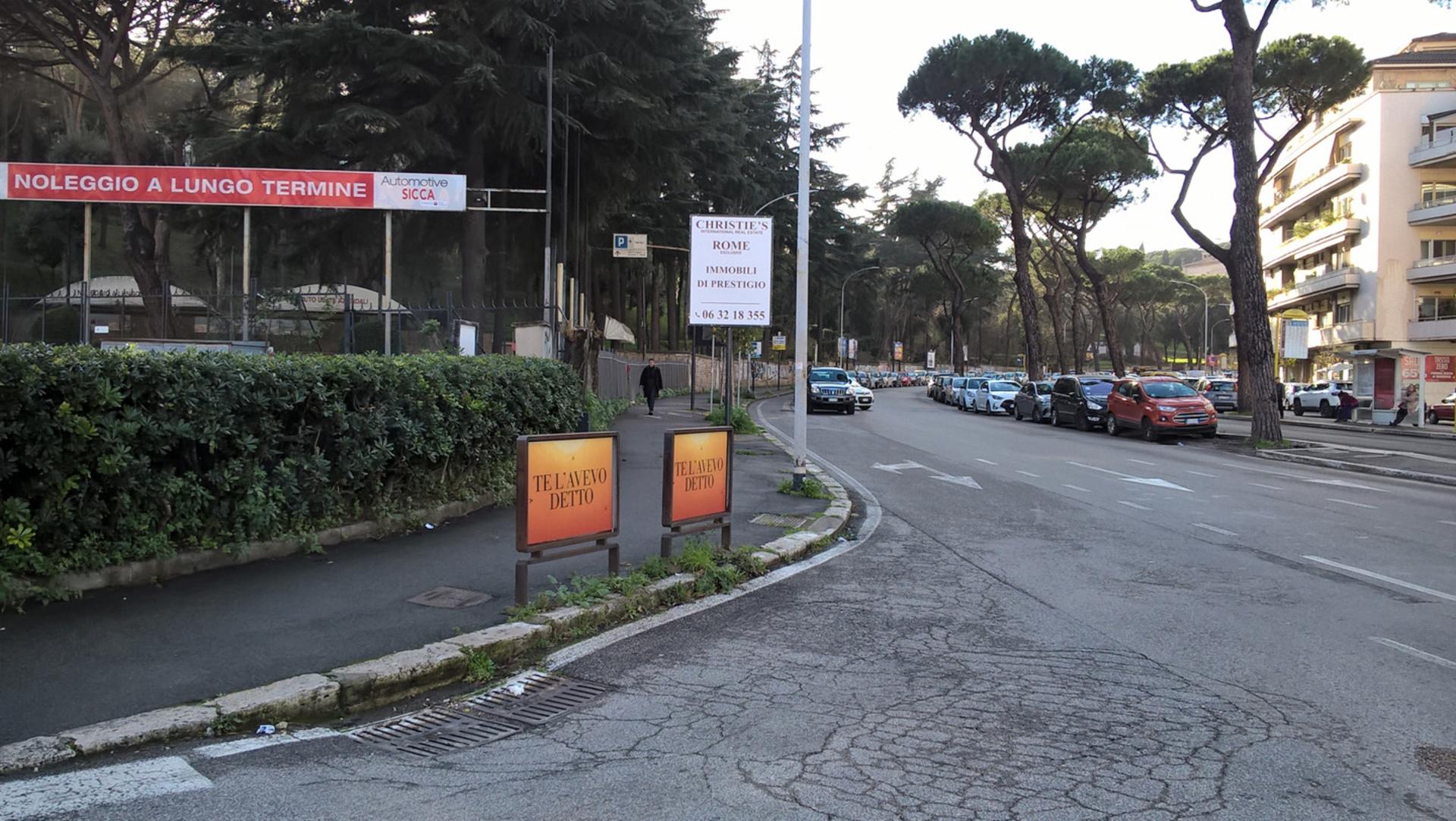 Impianto TRANSENNA a Roma, in zona Pizza Sole