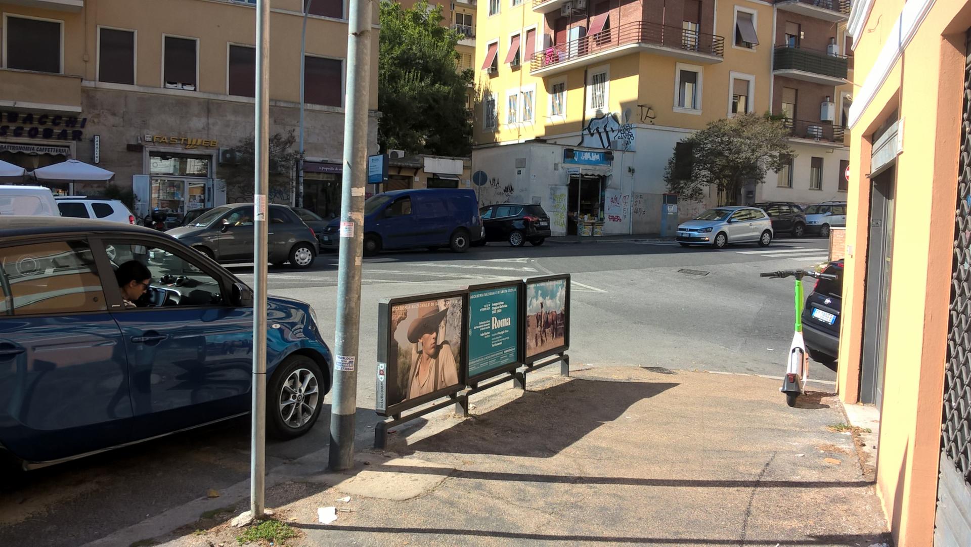 Impianto a VIA MARZIALE - ang. Viale Medaglie d'Oro (sx)  Roma