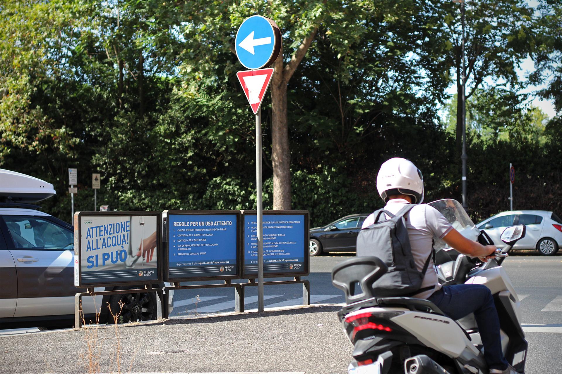 Impianto a VIA FRACASSINI - ang. Lungotevere Flaminio (Spartitraffico)  Roma