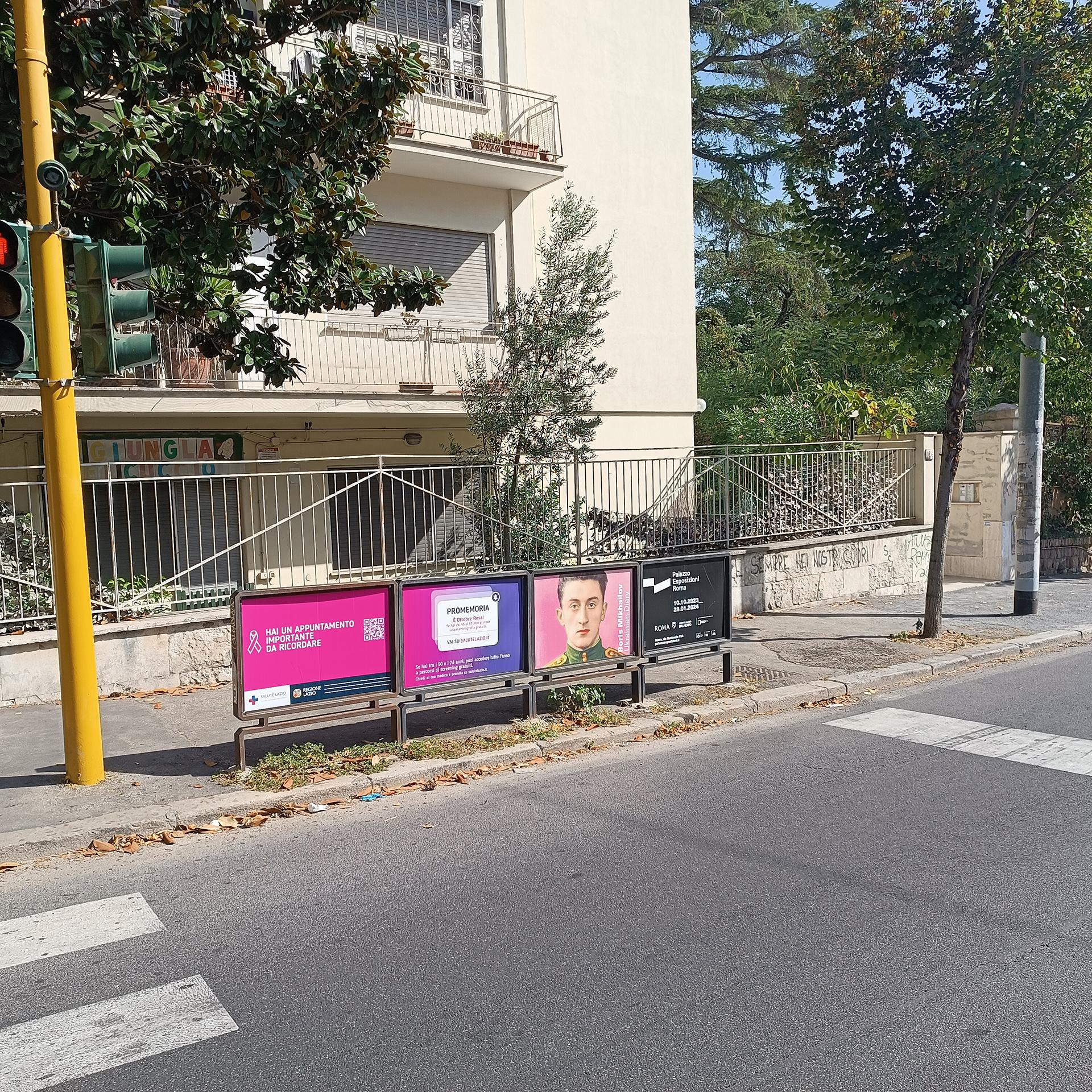 Impianto a VIALE MEDAGLIE D'ORO - fr. Via Marziale (sx)  Roma