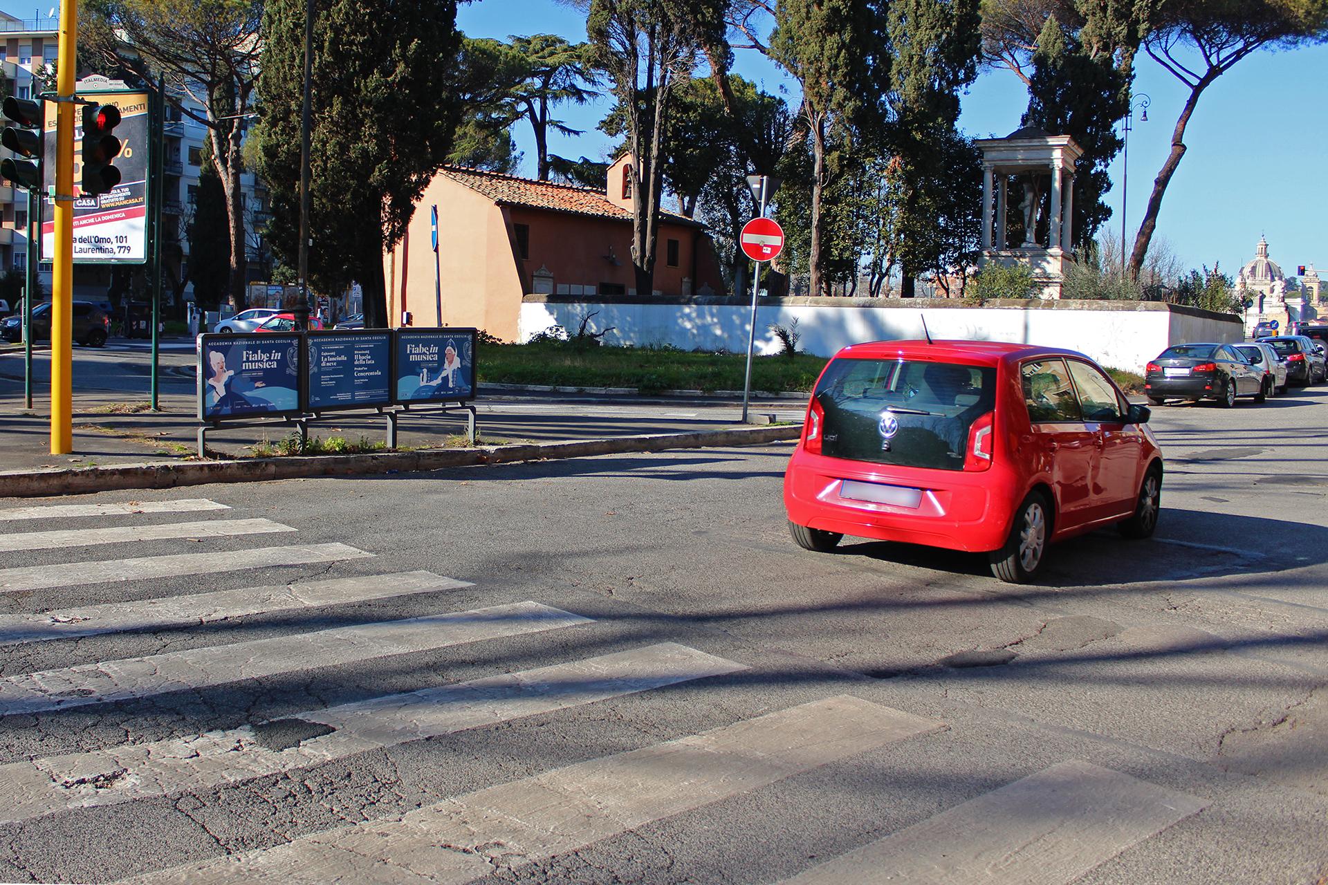 Impianto transenna a Roma