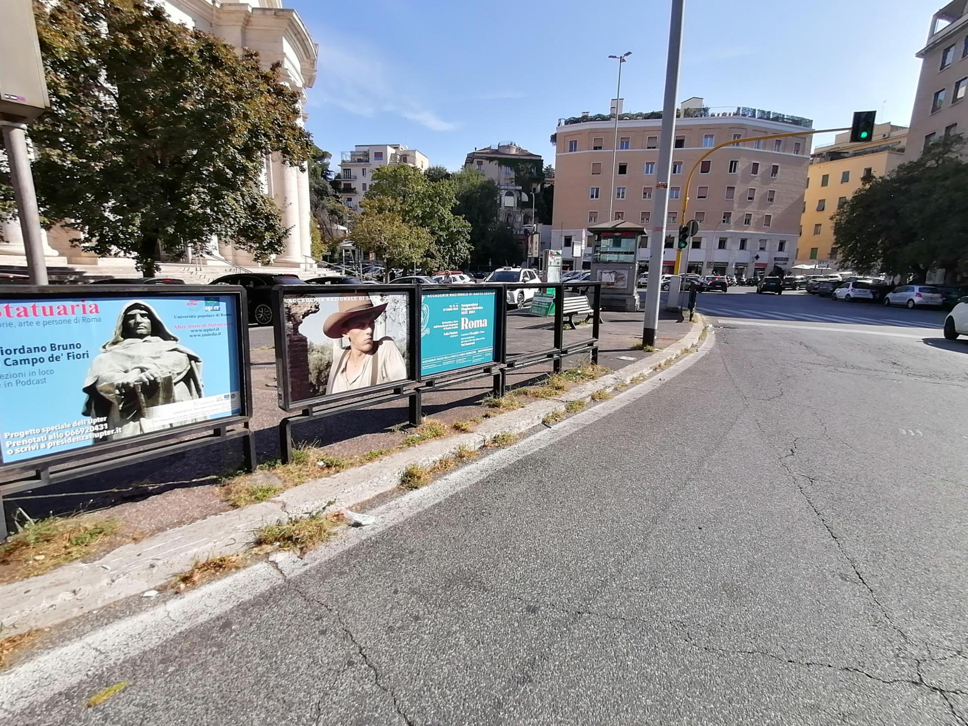 Impianto TRANSENNA a Roma, in zona Gelateria Torcè