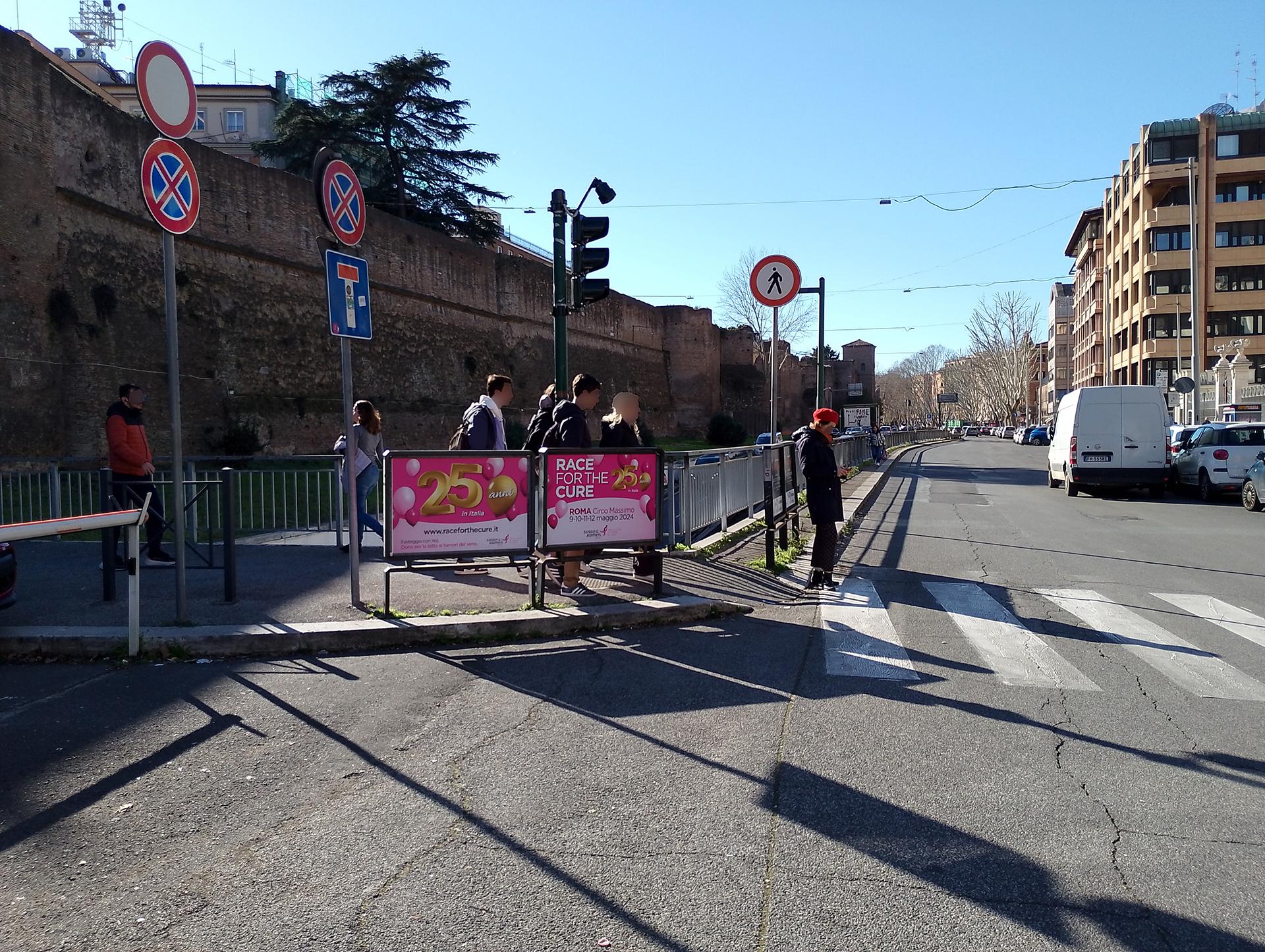 Impianto a PIAZZA FIUME - fr. Rinascente (sx)  Roma