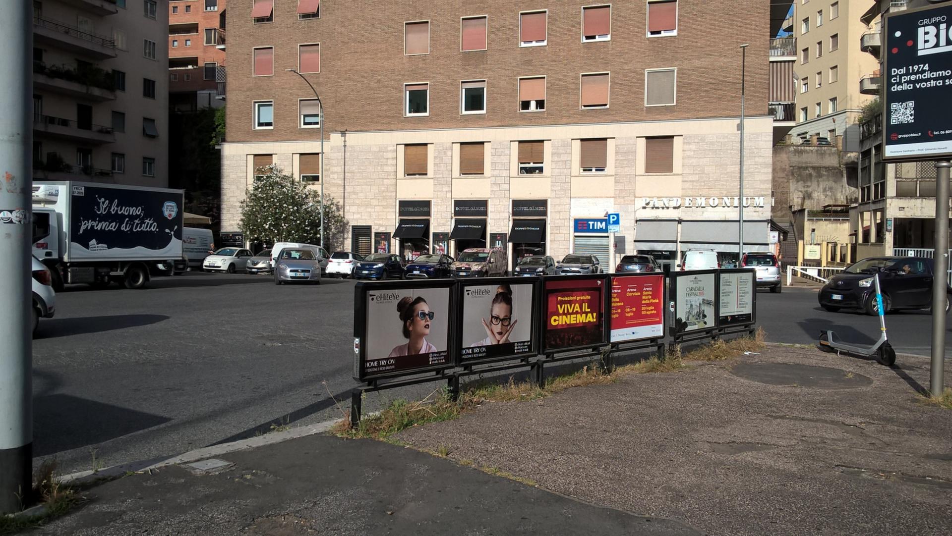 Impianto TRANSENNA a Roma, in zona Gelateria Torcè