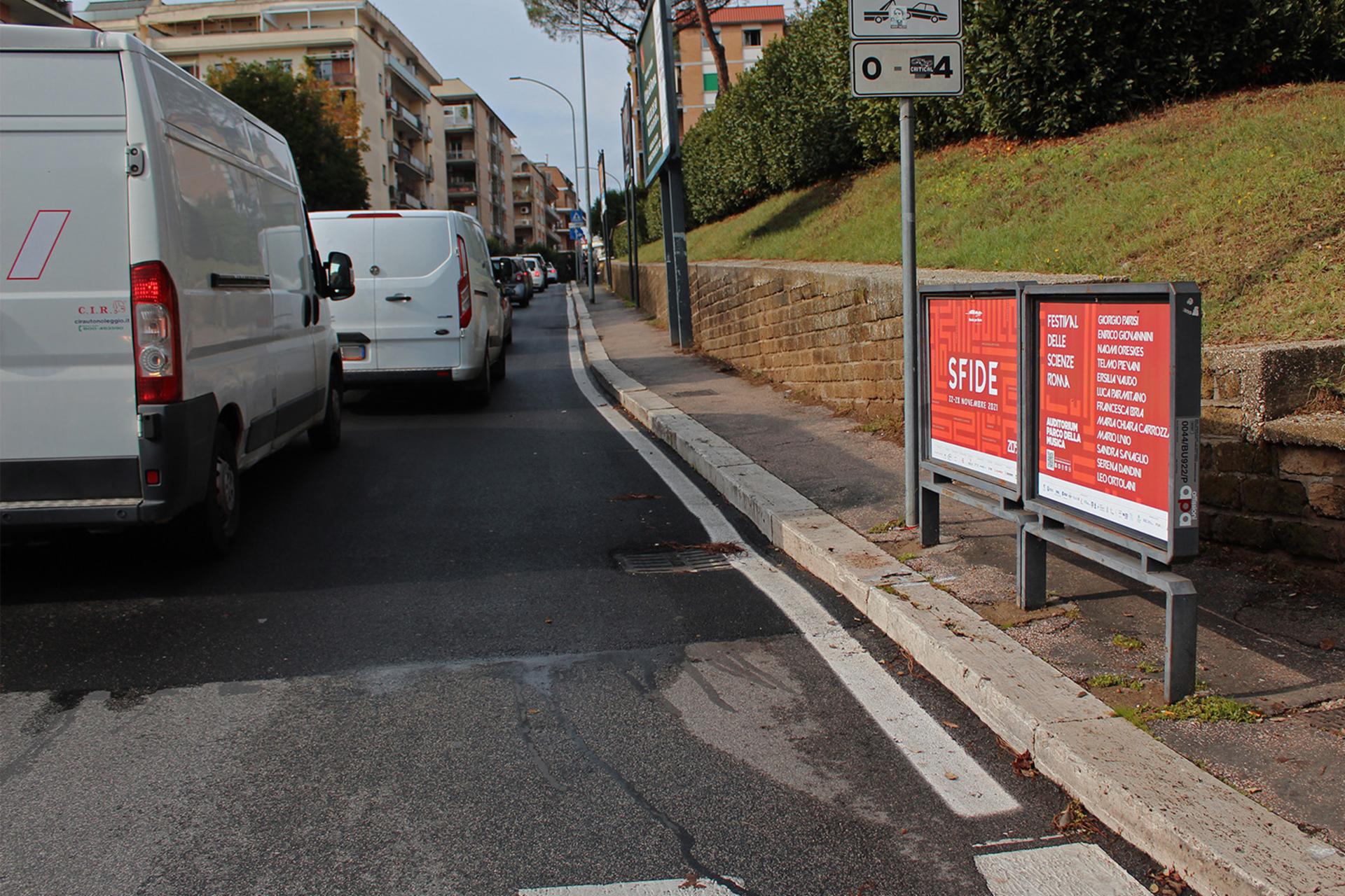 Impianto a VIA VIGNA STELLUTI - ang. Corso Francia  Roma