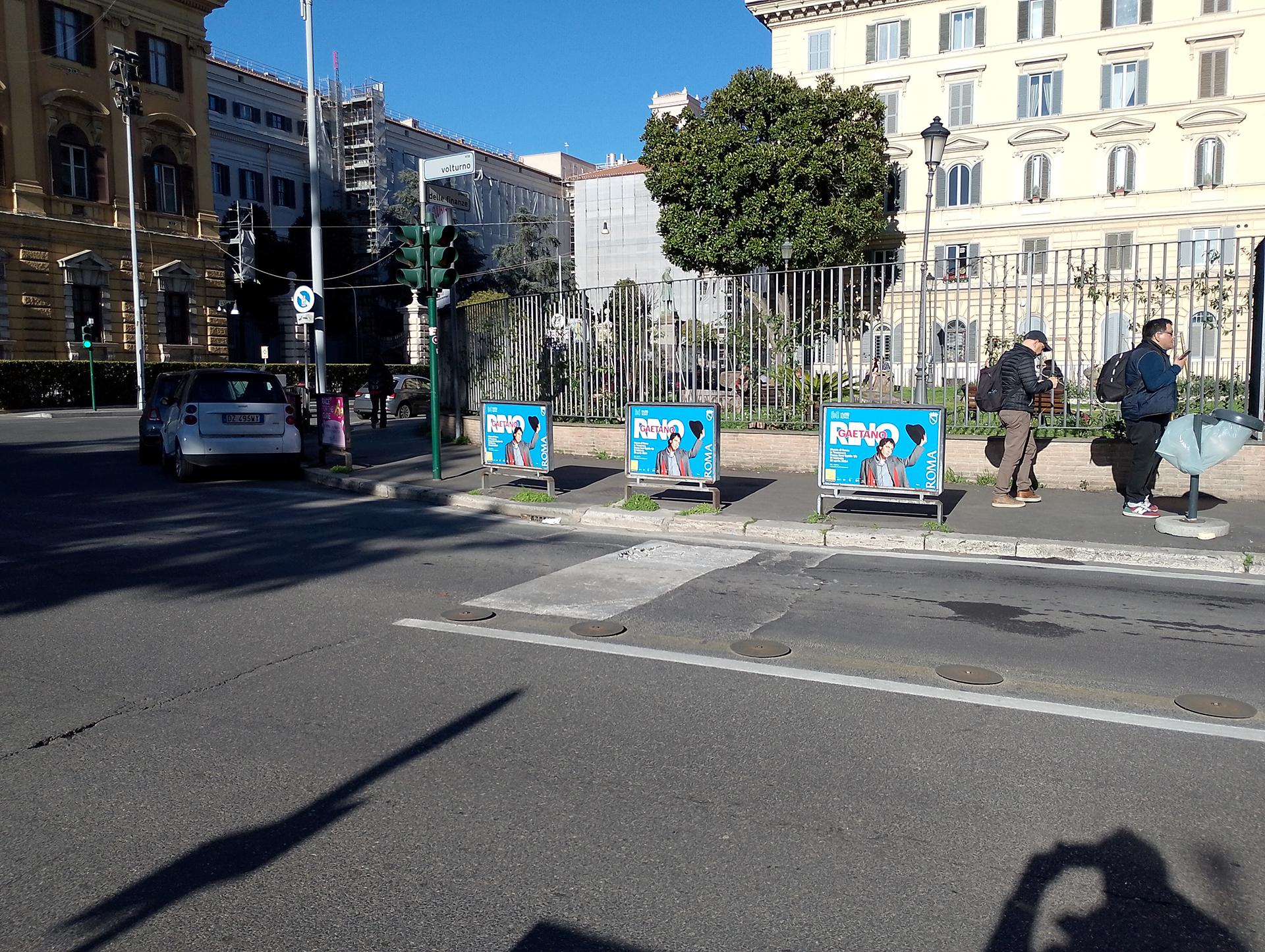 Impianto a VIA VOLTURNO - ang. Via Cernaia  Roma