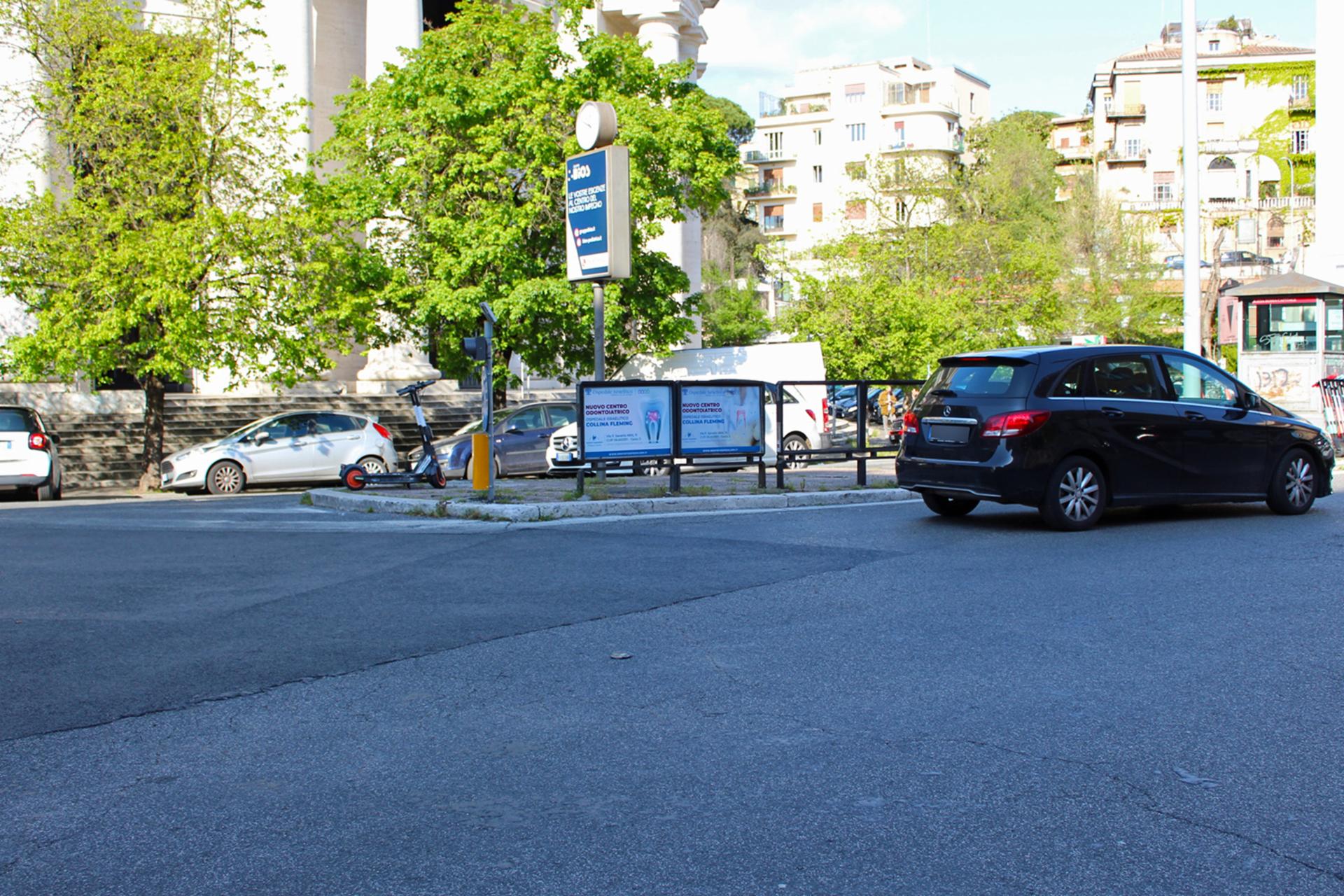 Impianto a PIAZZA EUCLIDE - fr. Via Archimede (sx)  Roma