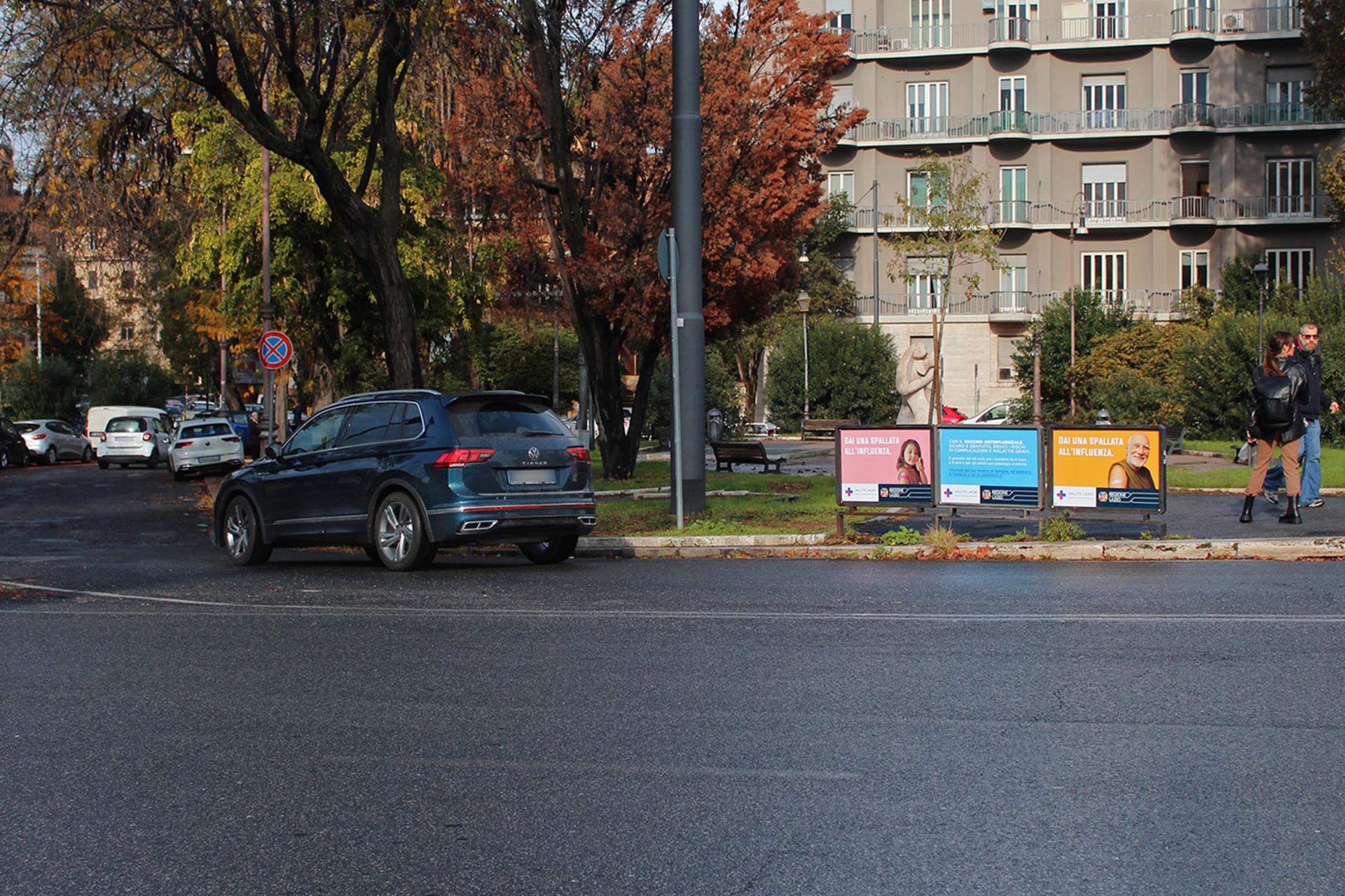 Impianto a PIAZZA DELLA LIBERTÀ - ang. Ponte Regina Margherita  Roma