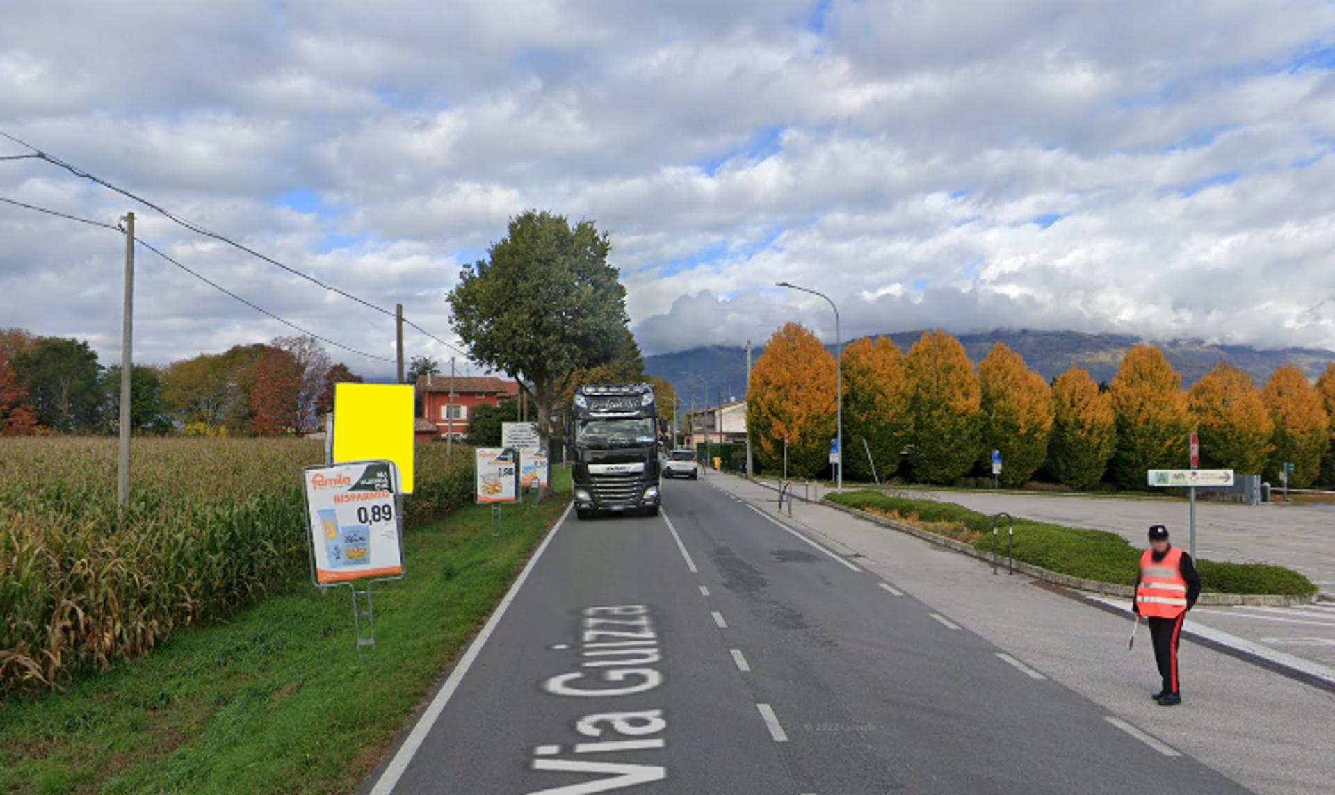 Impianto CARTELLONISTICA a Pederobba, in zona Guizzetta