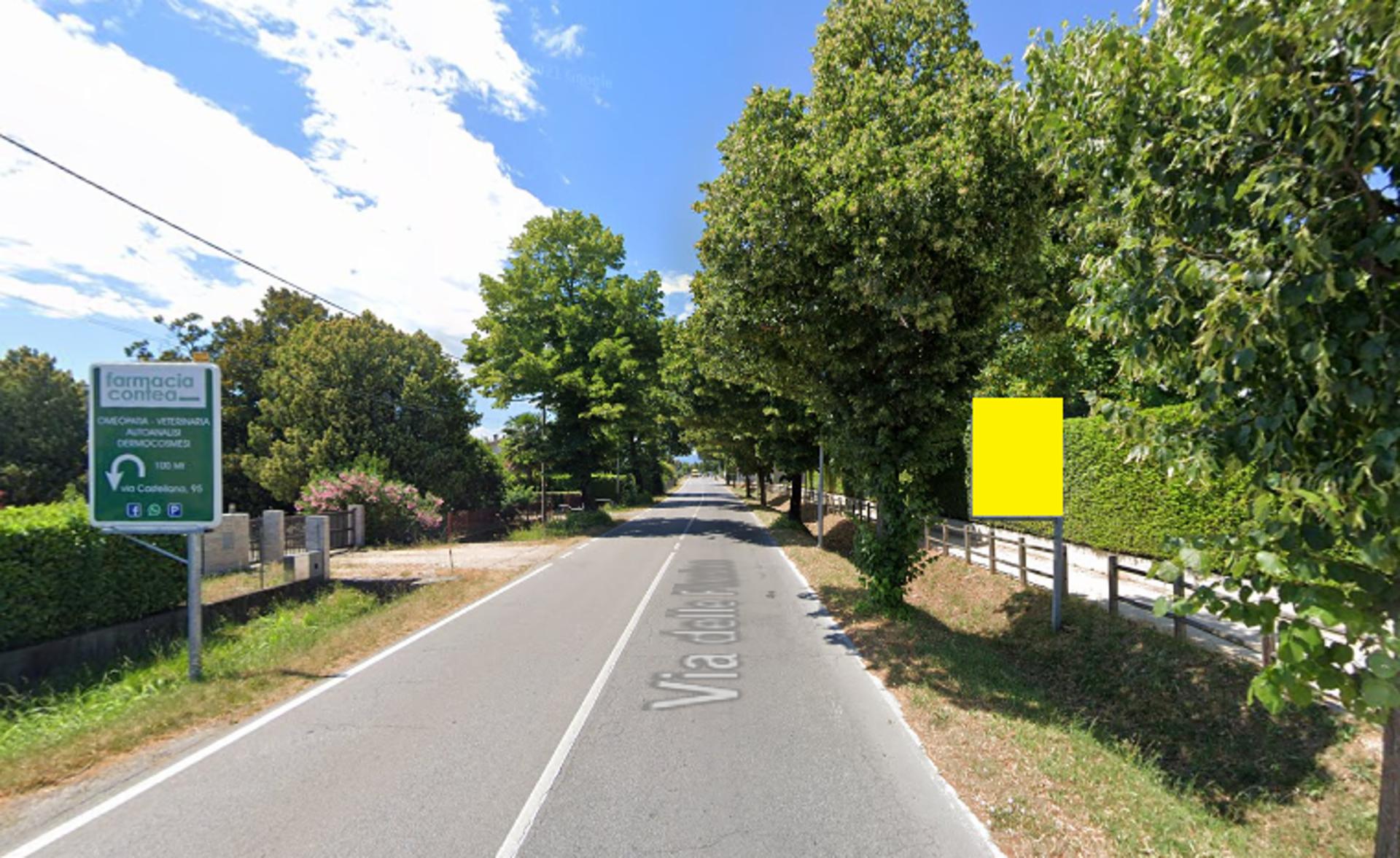 Impianto CARTELLONISTICA a Montebelluna, in zona Osteria da Bastian