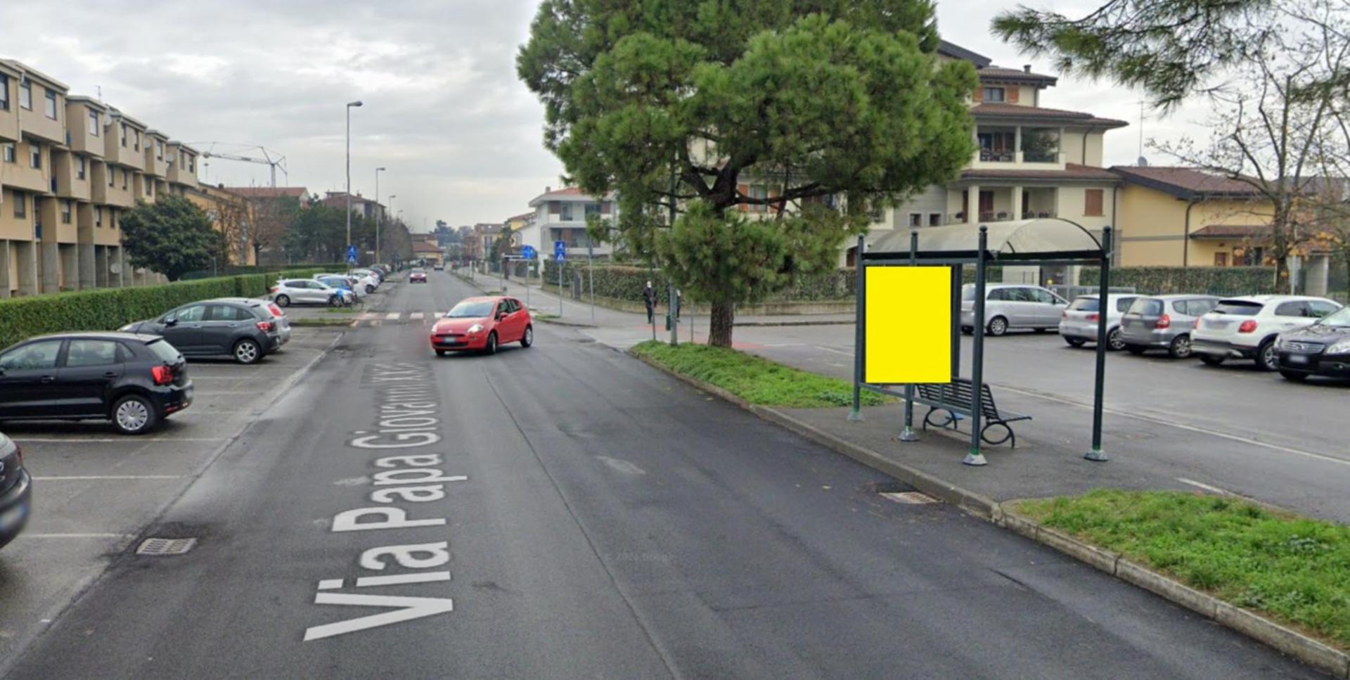 Impianto PENSILINA a Cassano d'Adda, in zona Oratorio di Sant'Antonio