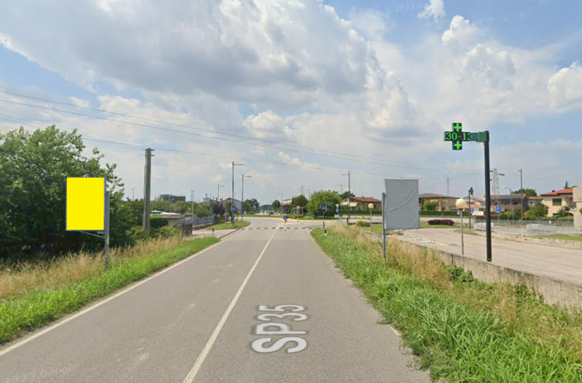 Impianto CARTELLONISTICA a Salzano, in zona Campo Sportivo di Salzano
