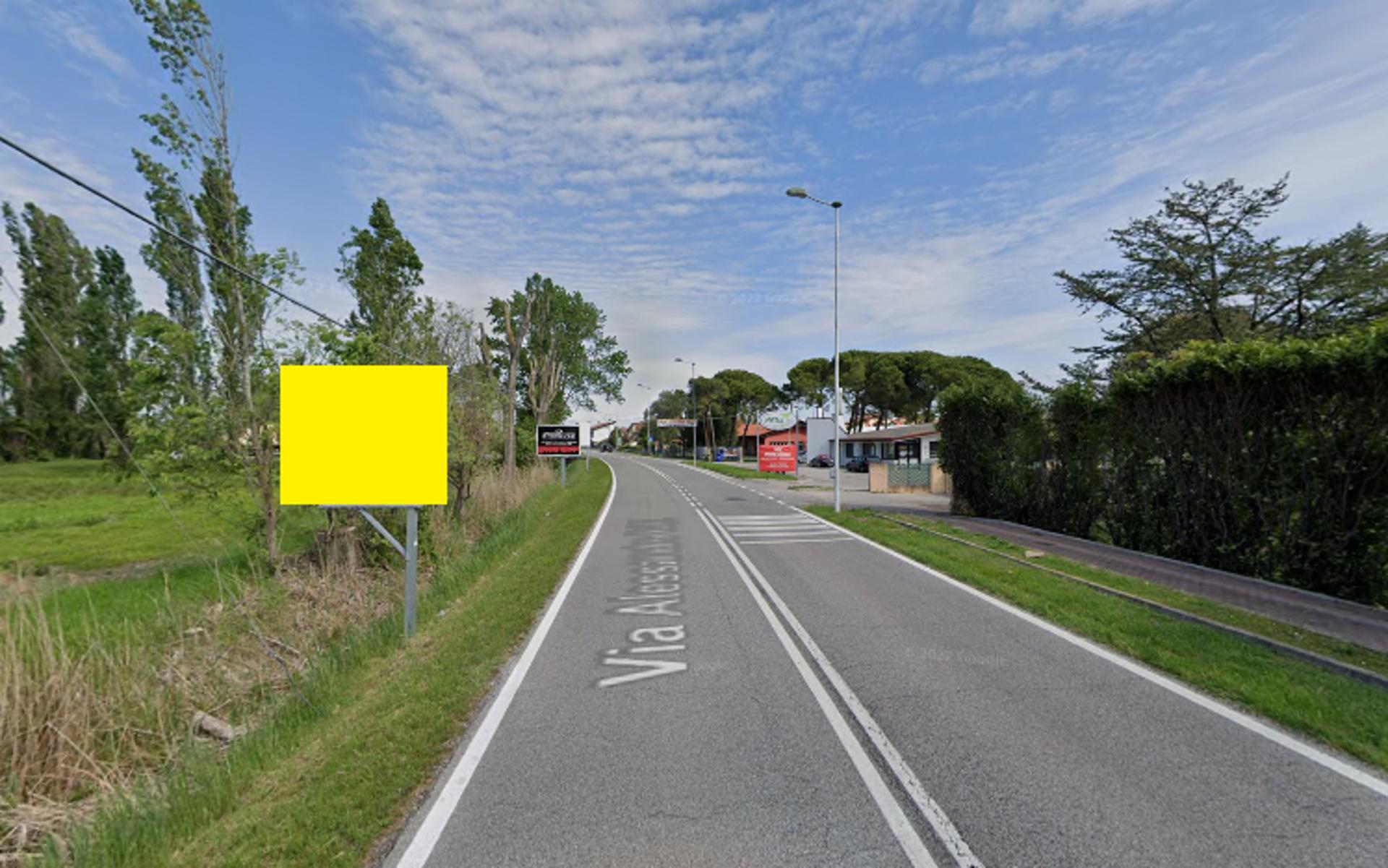 Impianto CARTELLONISTICA a Caorle, in zona Villa Dei Dogi